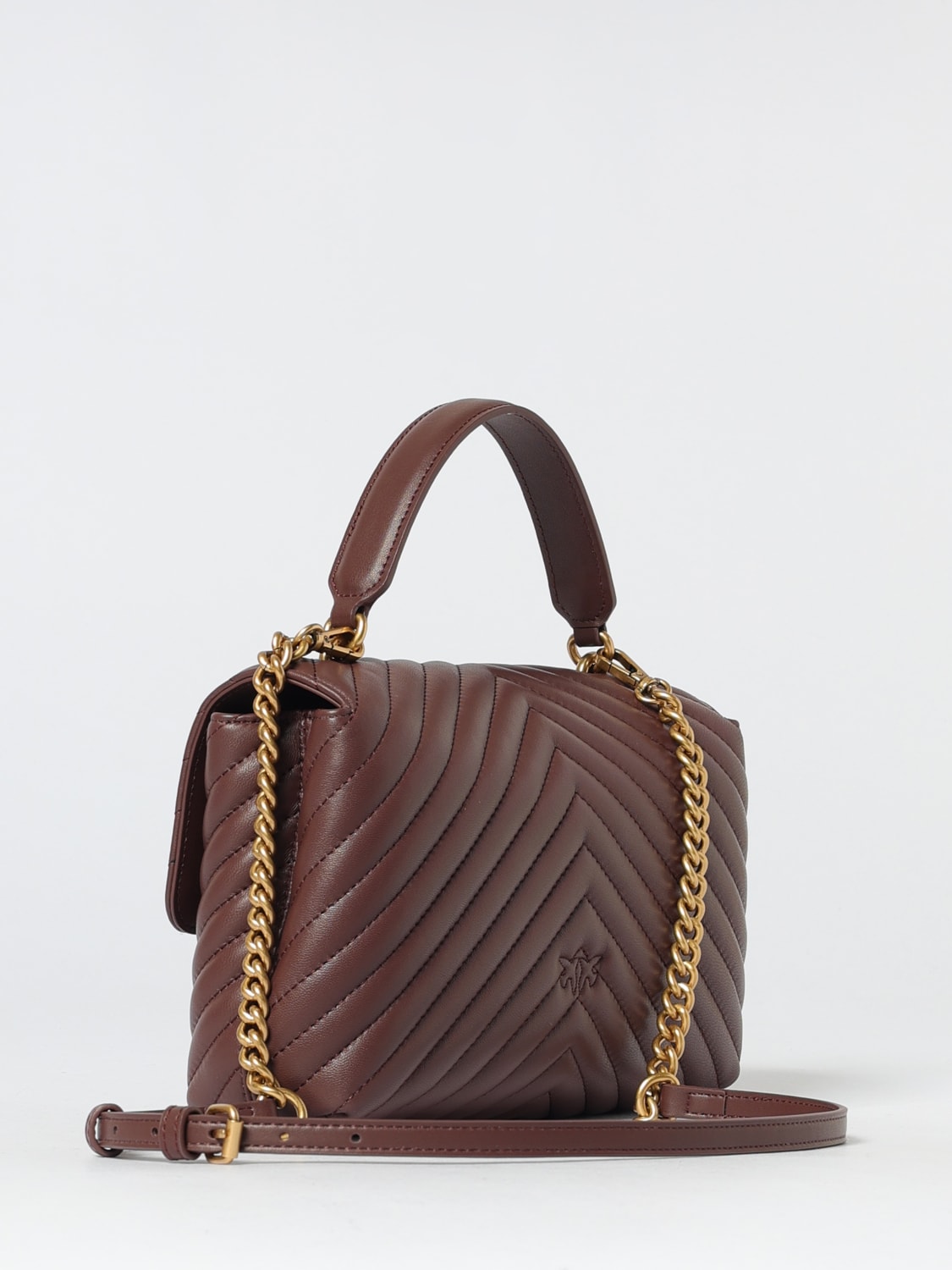 PINKO HANDBAG: Shoulder bag woman Pinko, Brown - Img 2