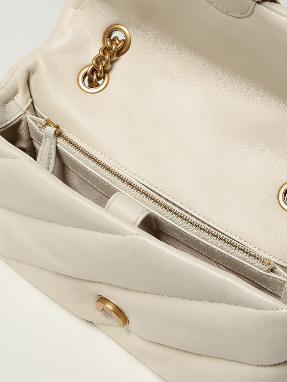PINKO SHOULDER BAG: Shoulder bag woman Pinko, White - Img 3