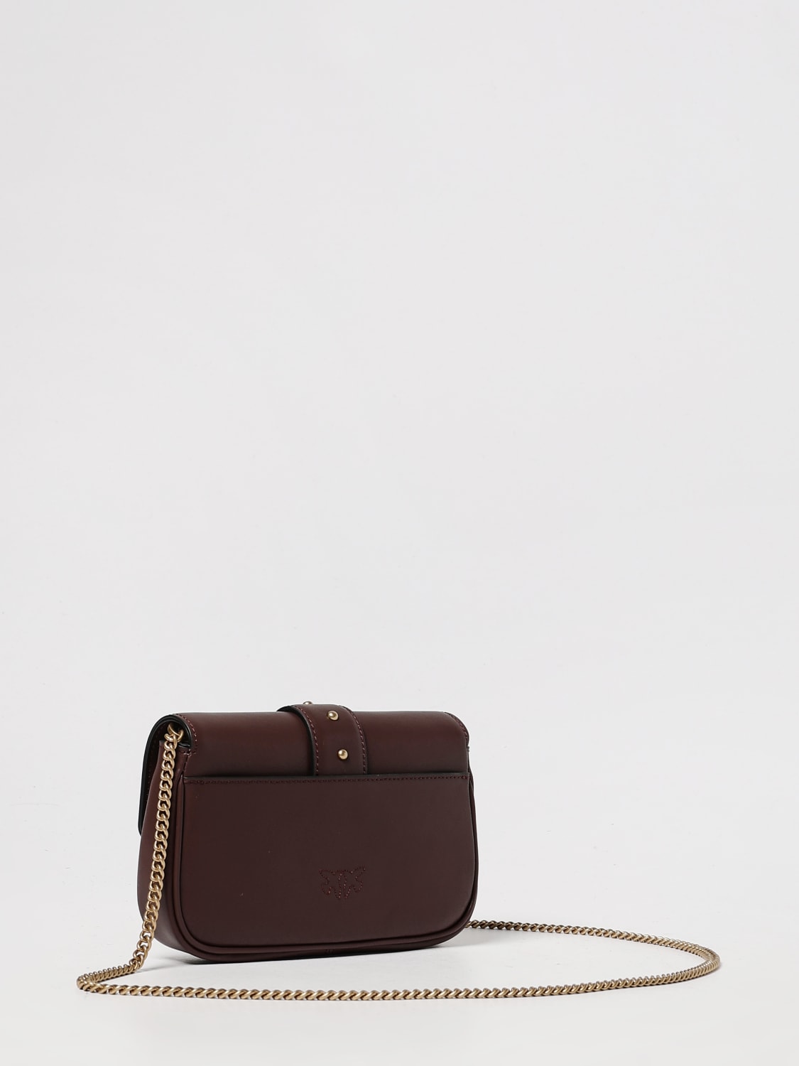 PINKO MINI BAG: Shoulder bag woman Pinko, Brown - Img 2