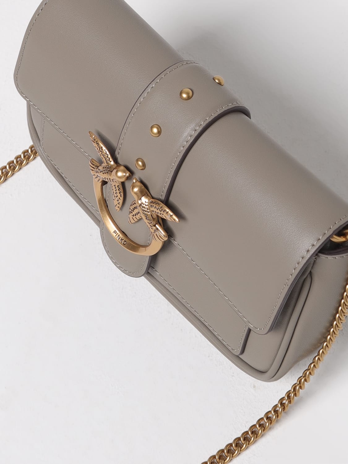 PINKO MINI BAG: Shoulder bag woman Pinko, Leather - Img 3