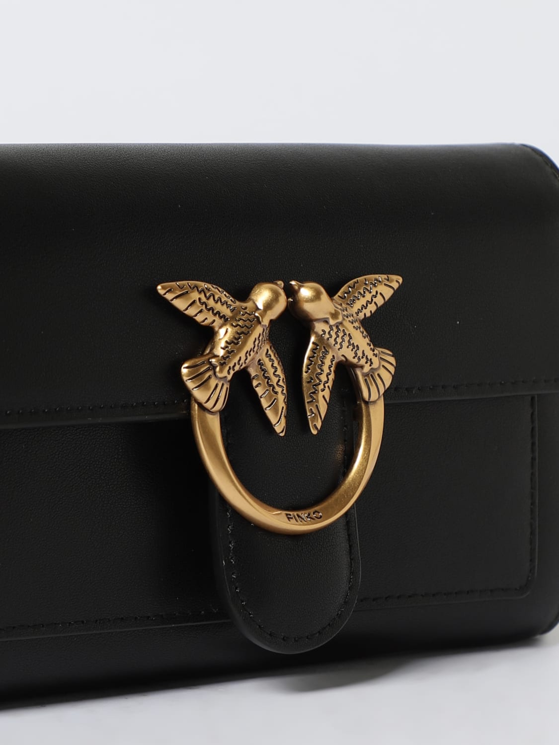 PINKO GELDBÖRSE: Schultertasche damen Pinko, Schwarz - Img 3