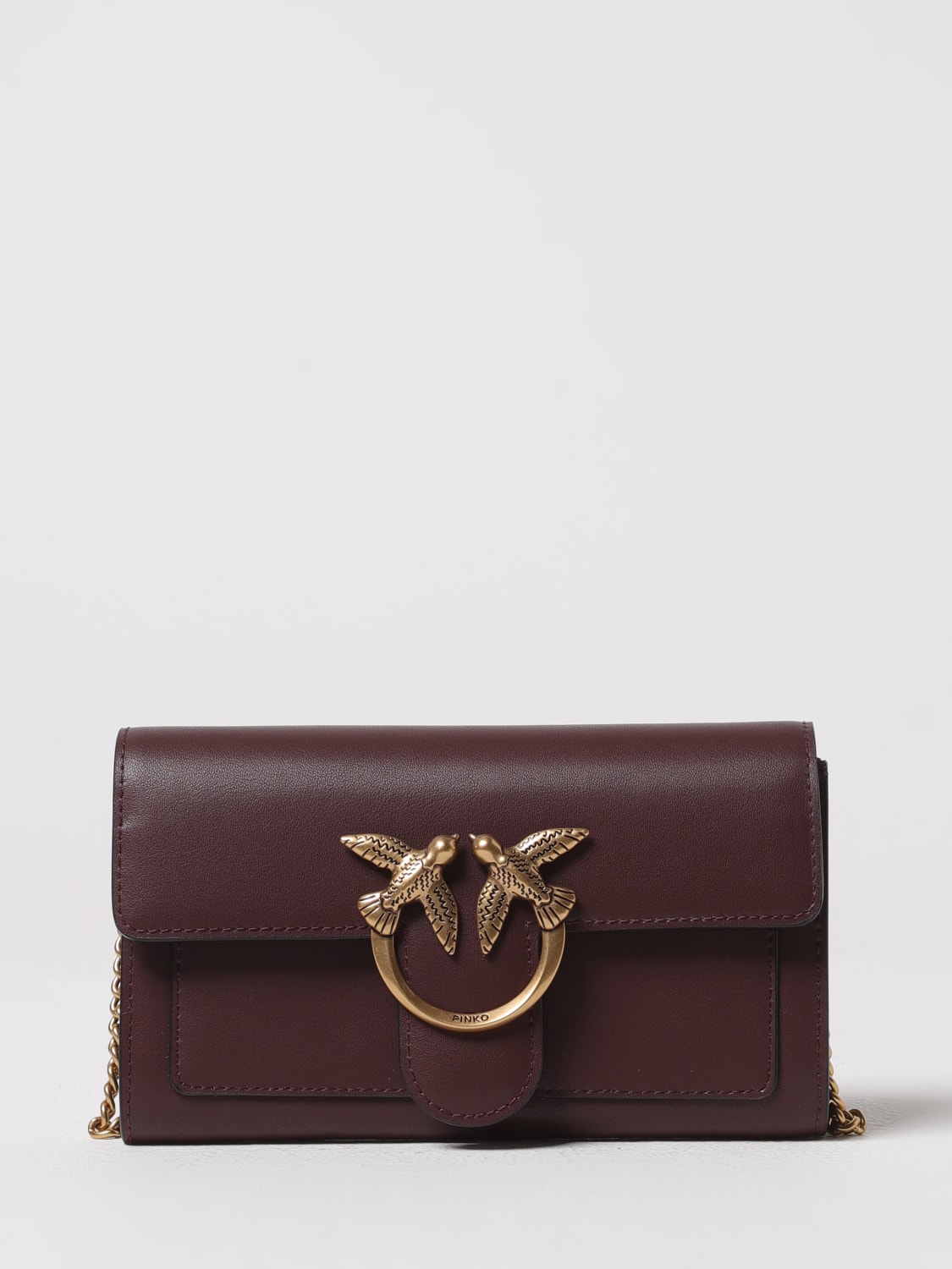 PINKO CARTERA: Bolso de hombro mujer Pinko, Marrón - Img 1