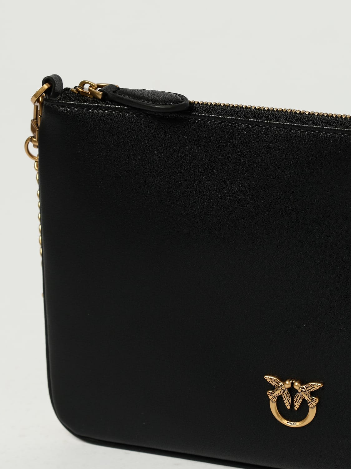 PINKO SAC BANDOULIÈRE: Portefeuille femme Pinko, Noir - Img 3