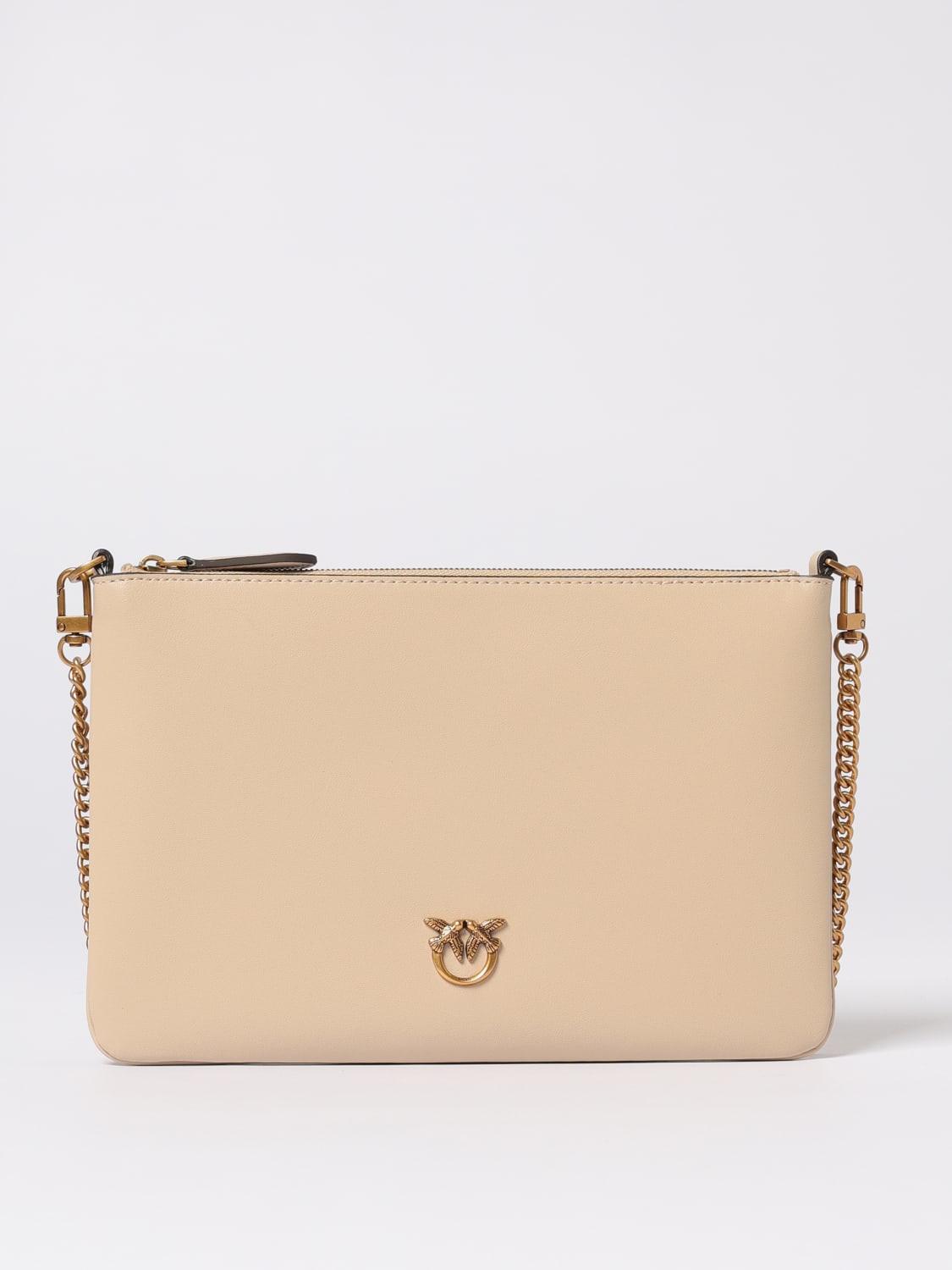PINKO CROSSBODY BAG: Wallet woman Pinko, Beige - Img 1