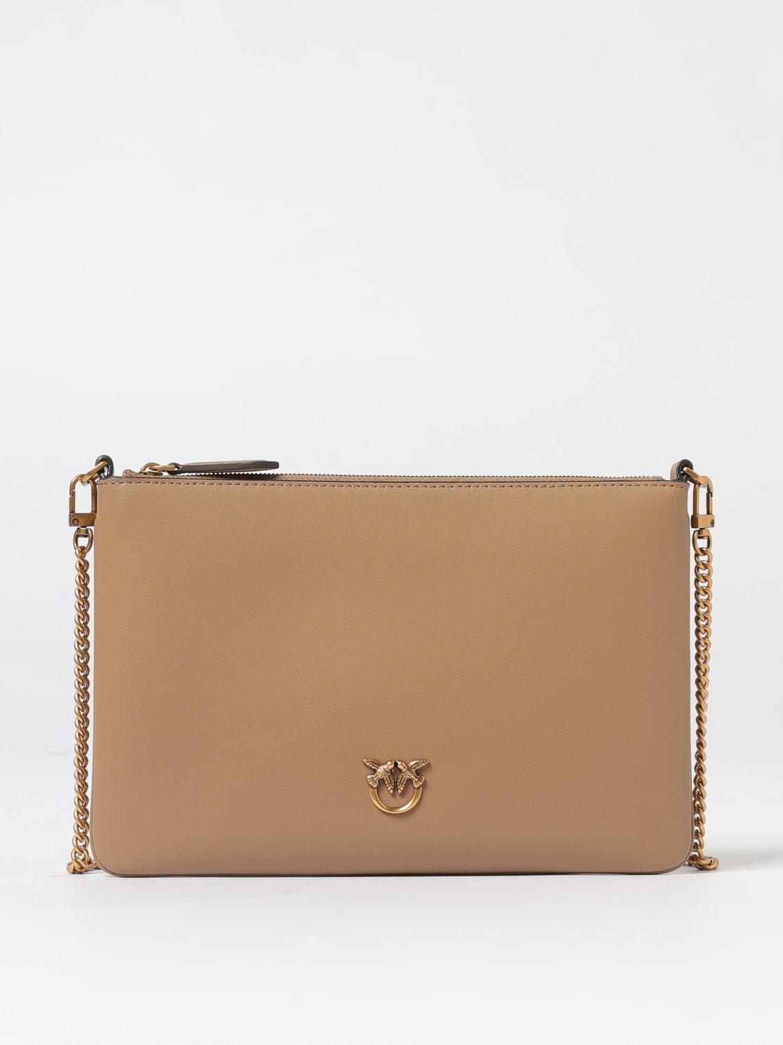 PINKO SAC BANDOULIÈRE: Portefeuille femme Pinko, Sable - Img 1