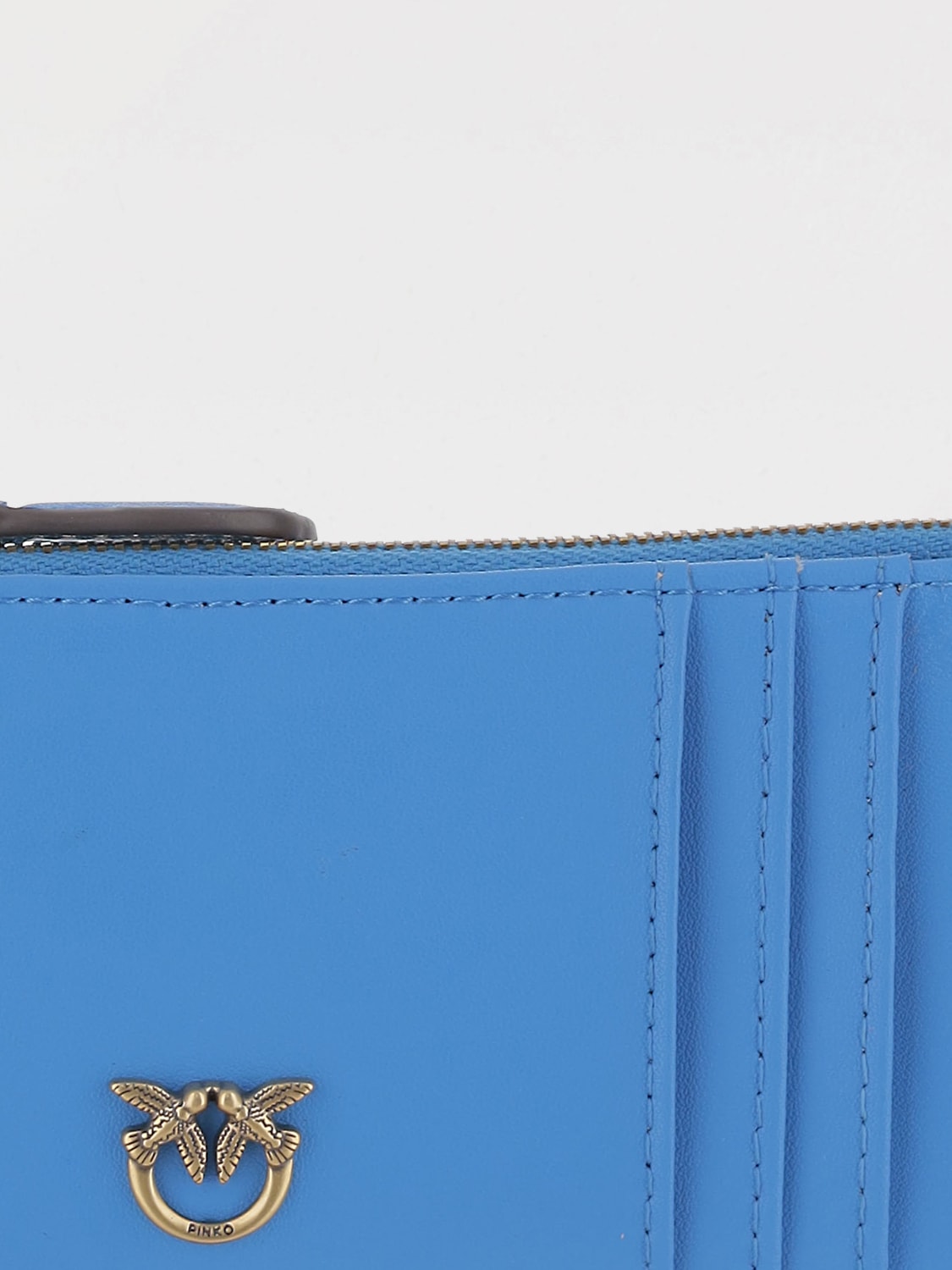 PINKO WALLET: Wallet woman Pinko, Blue - Img 3