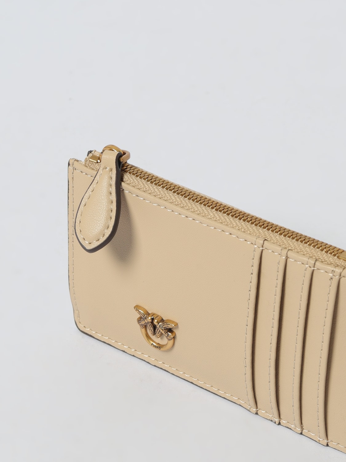 PINKO WALLET: Wallet woman Pinko, Sand - Img 3