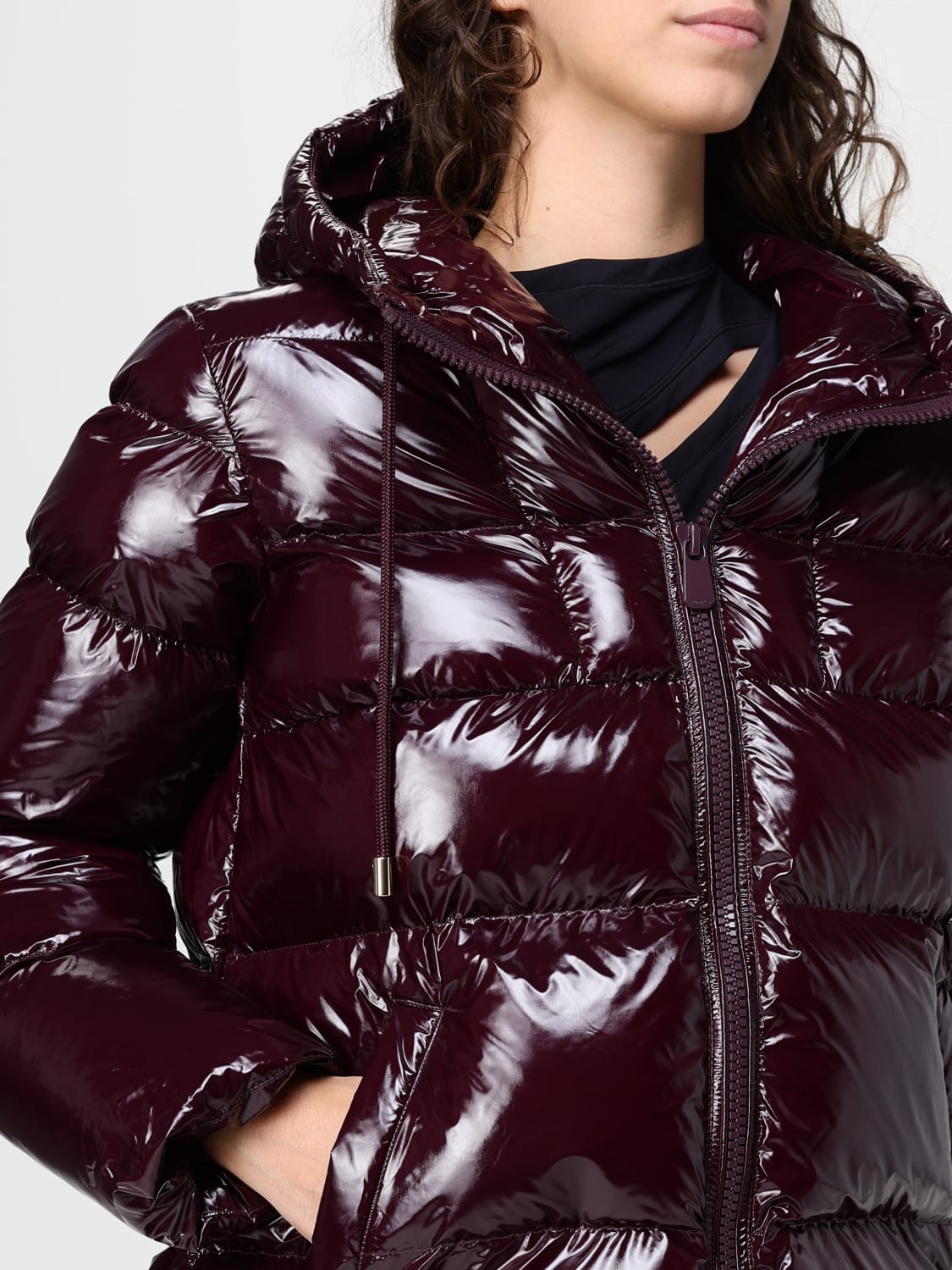 PINKO JACKET: Jacket woman Pinko, Burgundy - Img 4