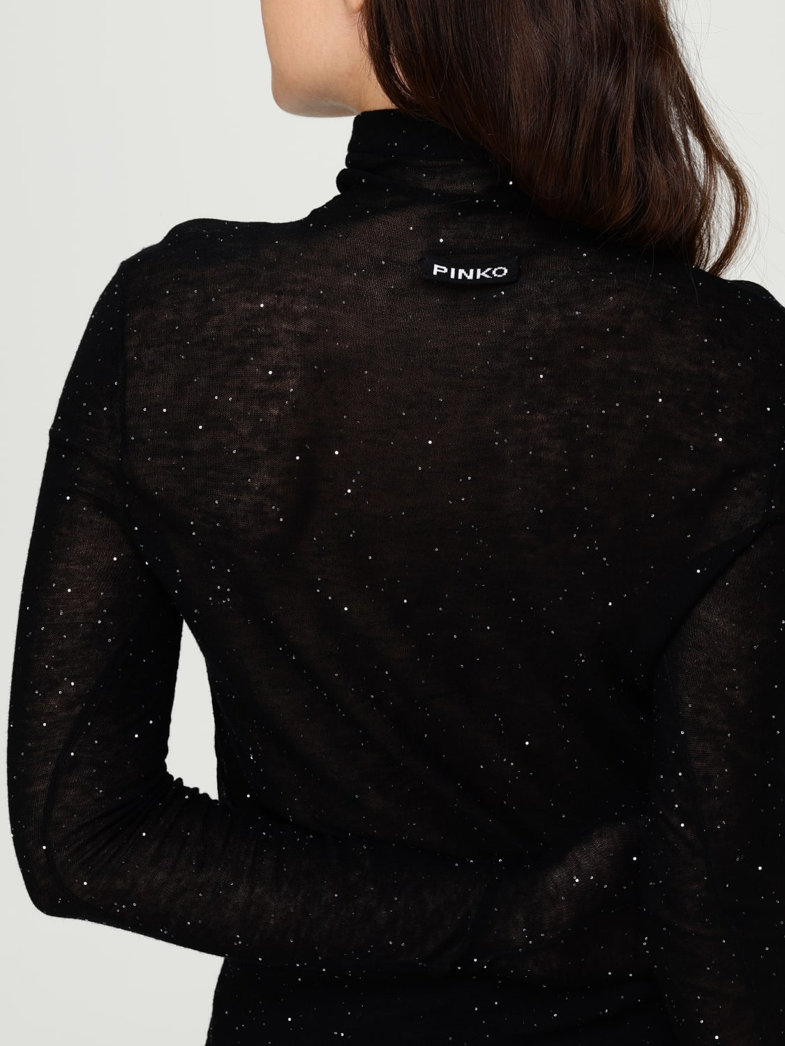 PINKO MAGLIA: Pullover Pinko in misto lana , Nero - Img 3