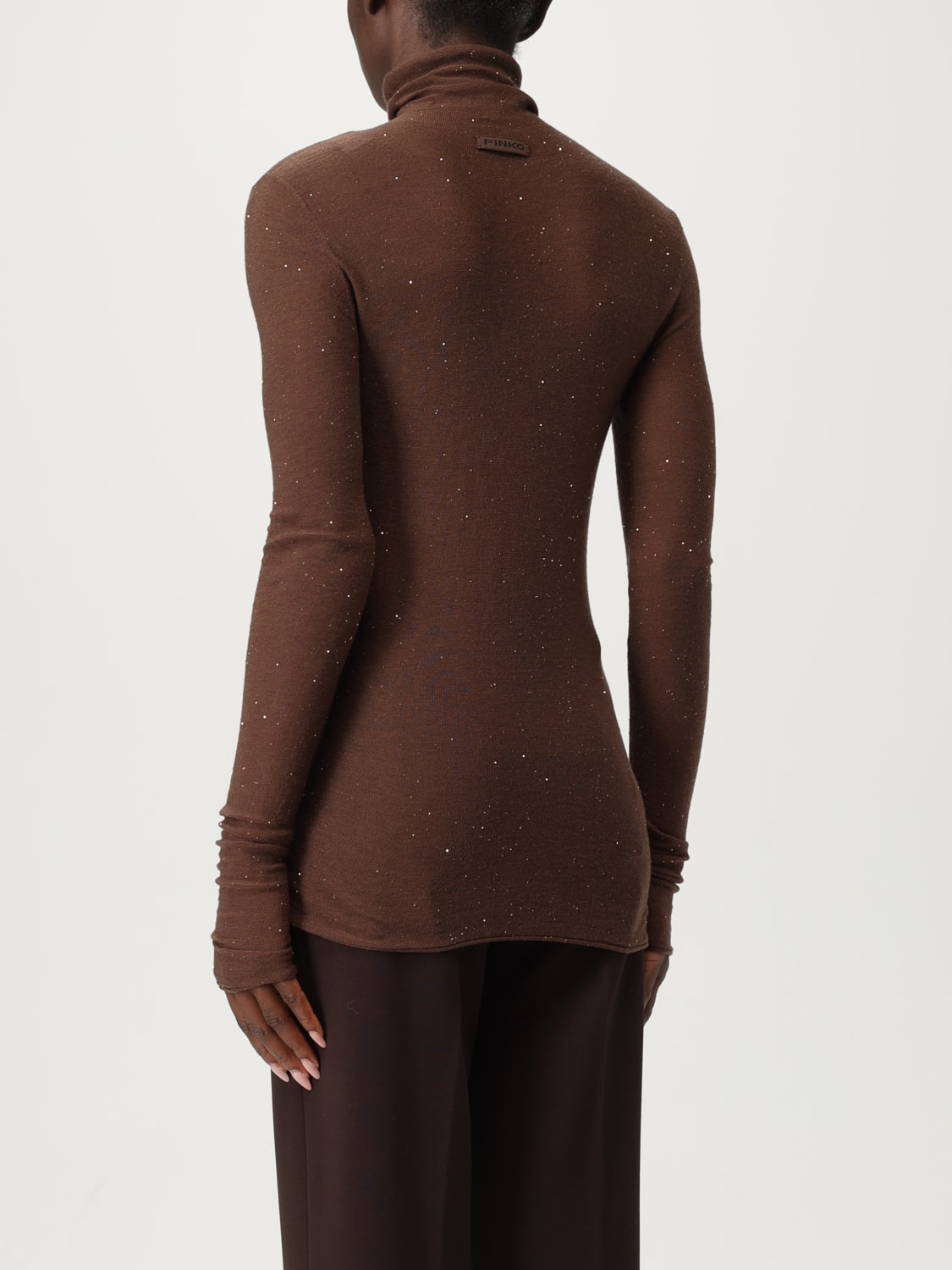 PINKO SWEATER: Sweater woman Pinko, Brown - Img 2