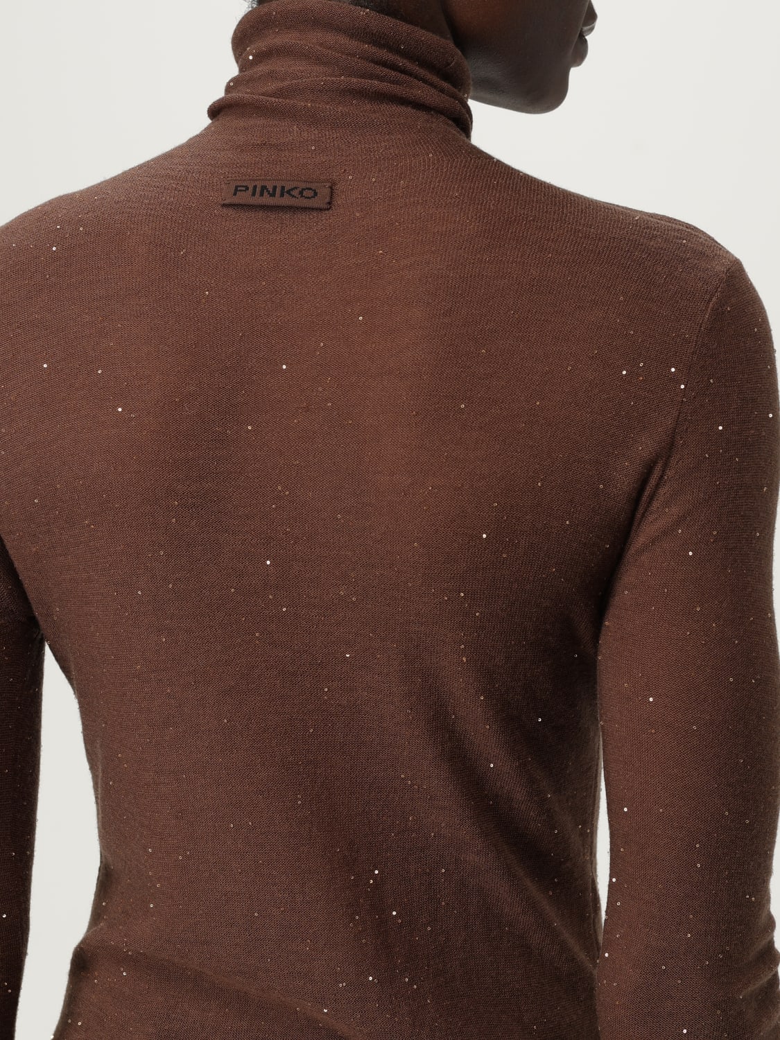 PINKO SWEATER: Sweater woman Pinko, Brown - Img 3