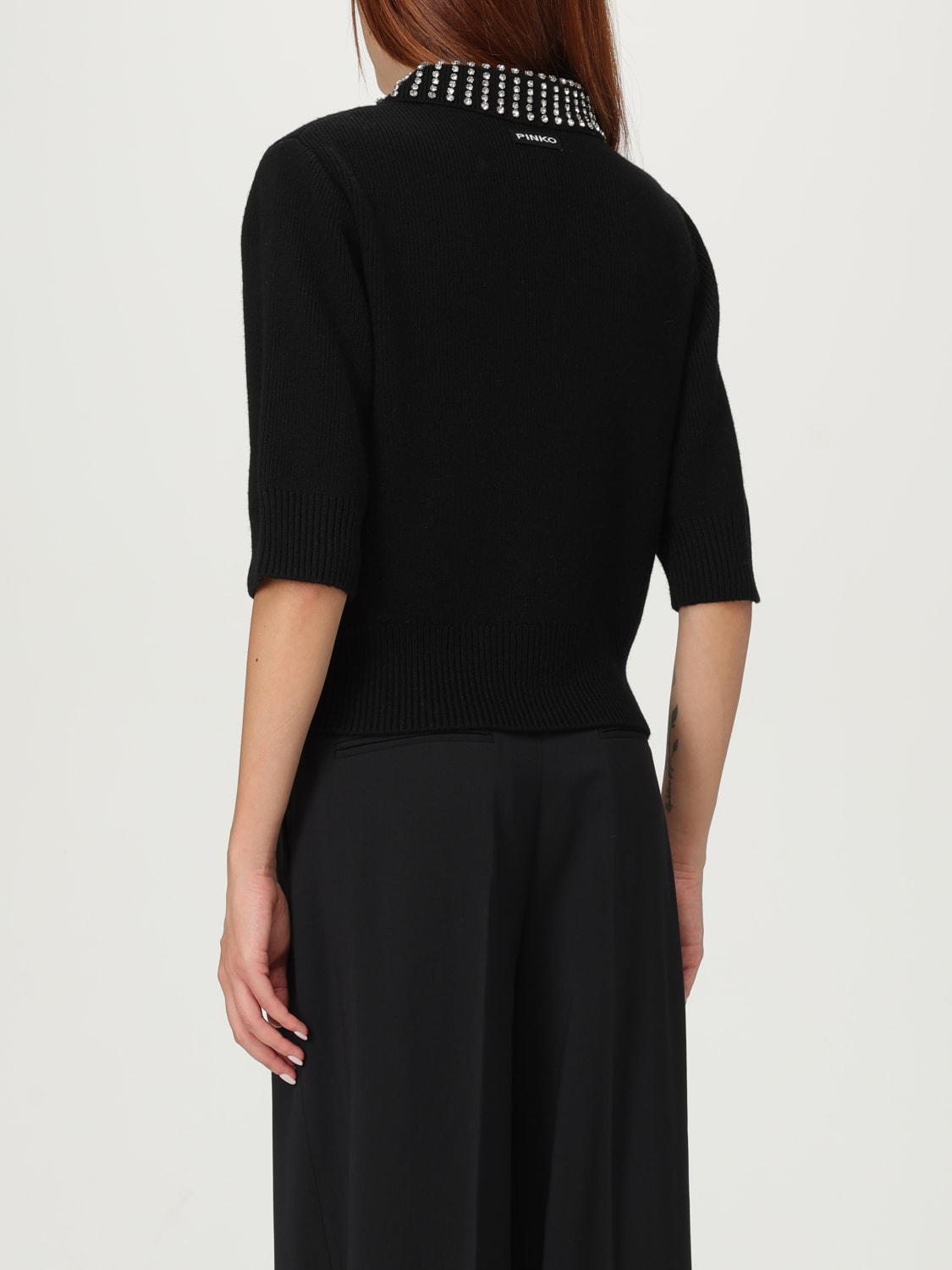 PINKO POLO: Jersey mujer Pinko, Negro - Img 2