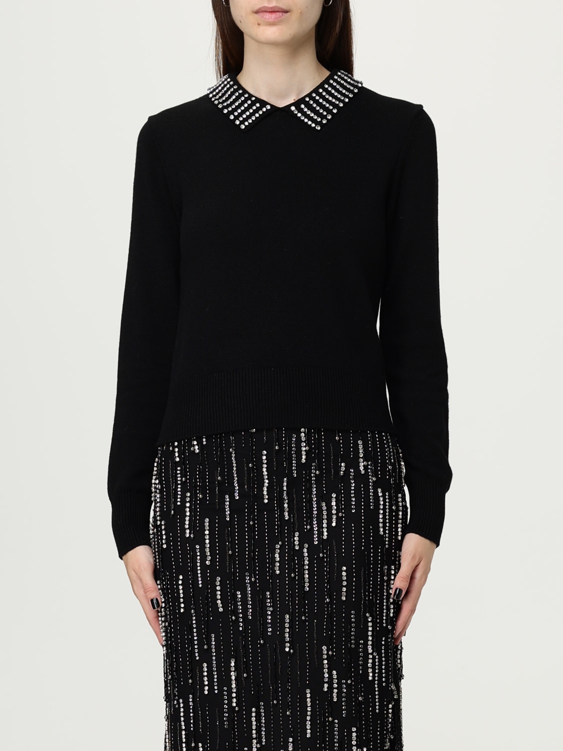 PINKO POLO: Pull femme Pinko, Noir - Img 1