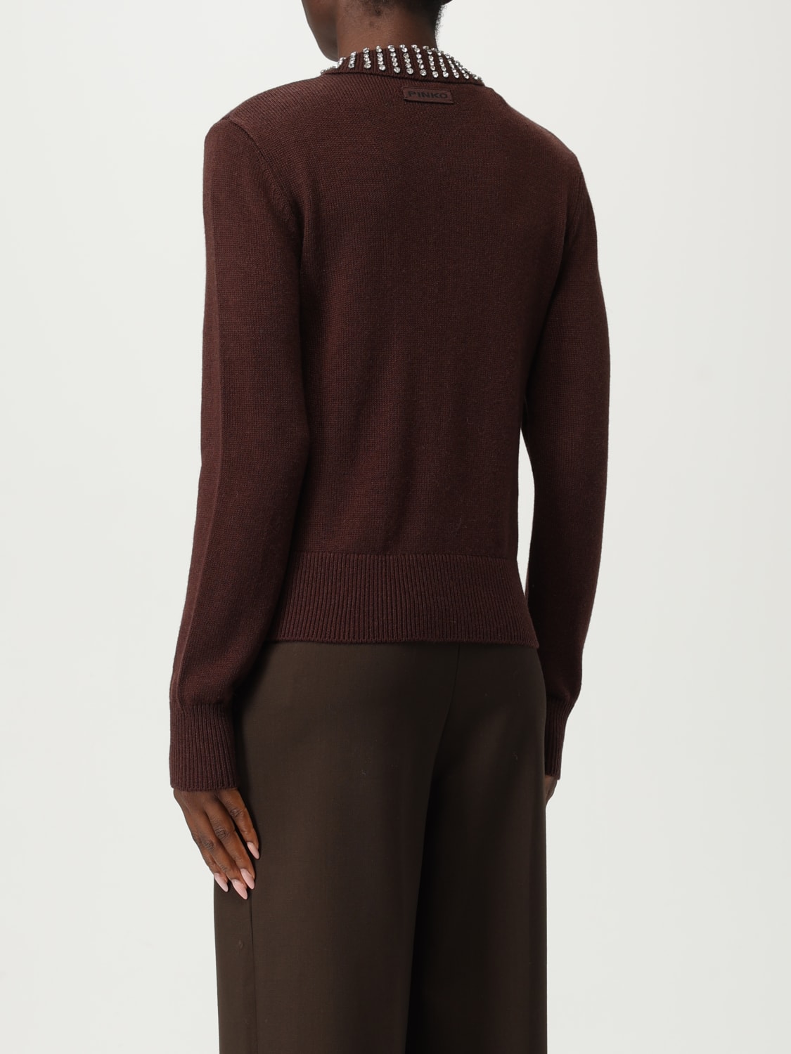 PINKO POLO: Pullover damen Pinko, Braun - Img 2