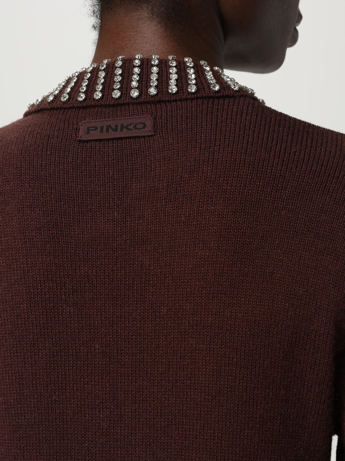 PINKO POLO: Pullover damen Pinko, Braun - Img 3