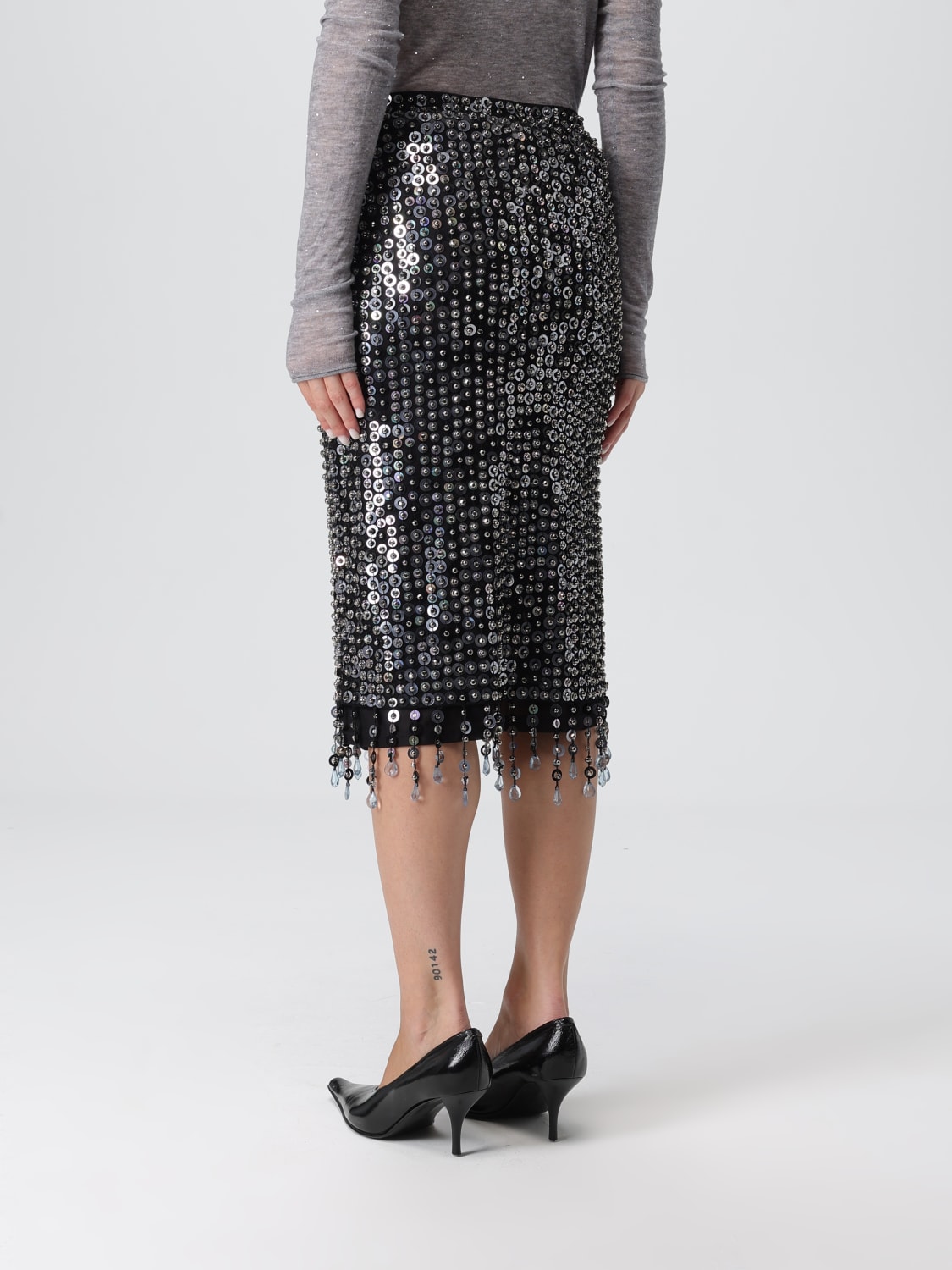 PINKO ЮБКА: Юбка Женское Pinko, Синий - Img 2