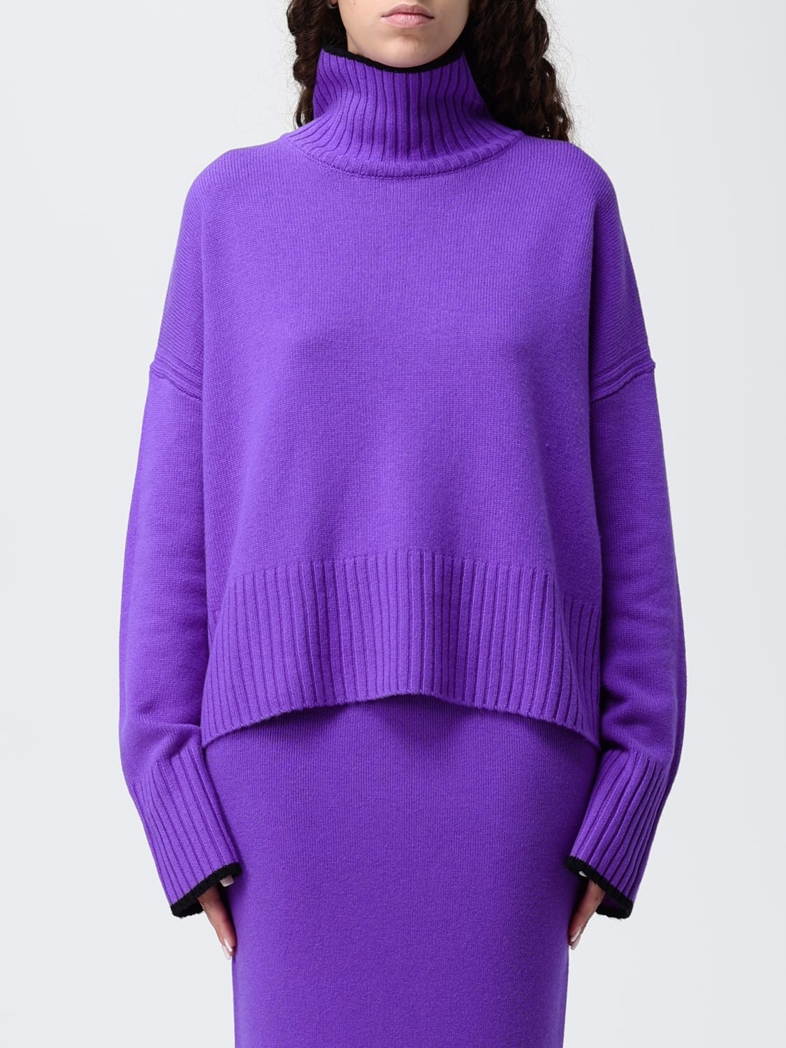 PINKO SWEATER: Sweater woman Pinko, Violet - Img 1