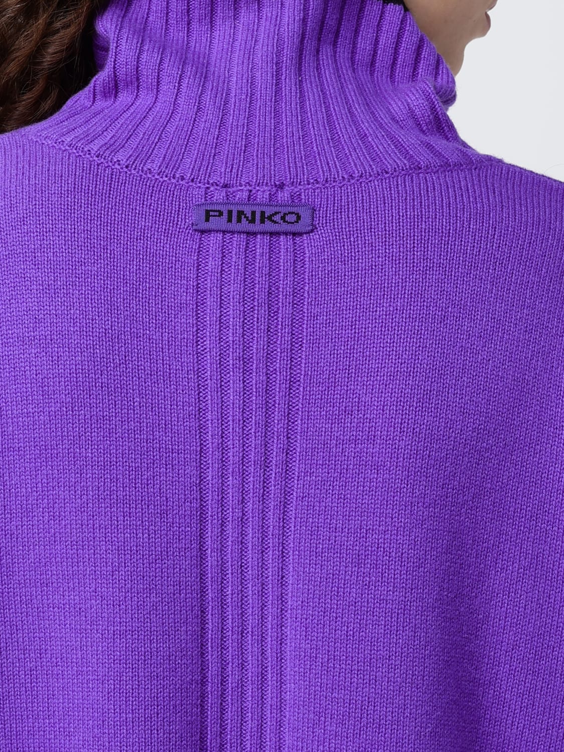 PINKO SWEATER: Sweater woman Pinko, Violet - Img 4