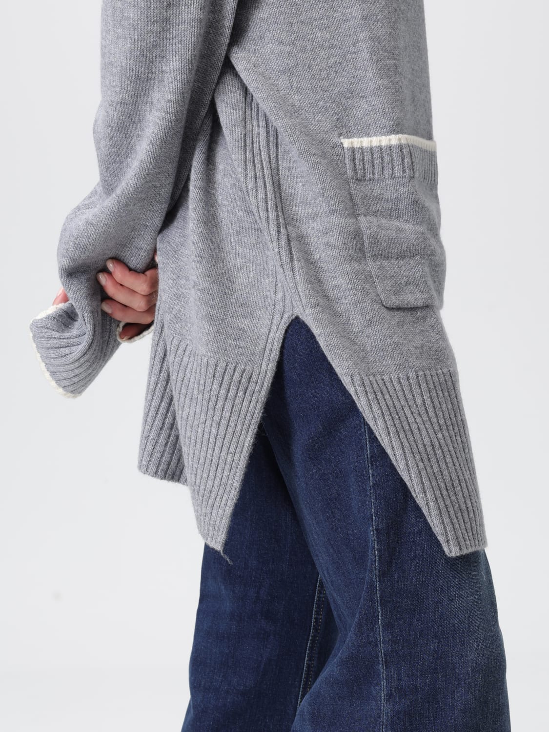 PINKO PULLOVER: Pullover damen Pinko, Grau - Img 4