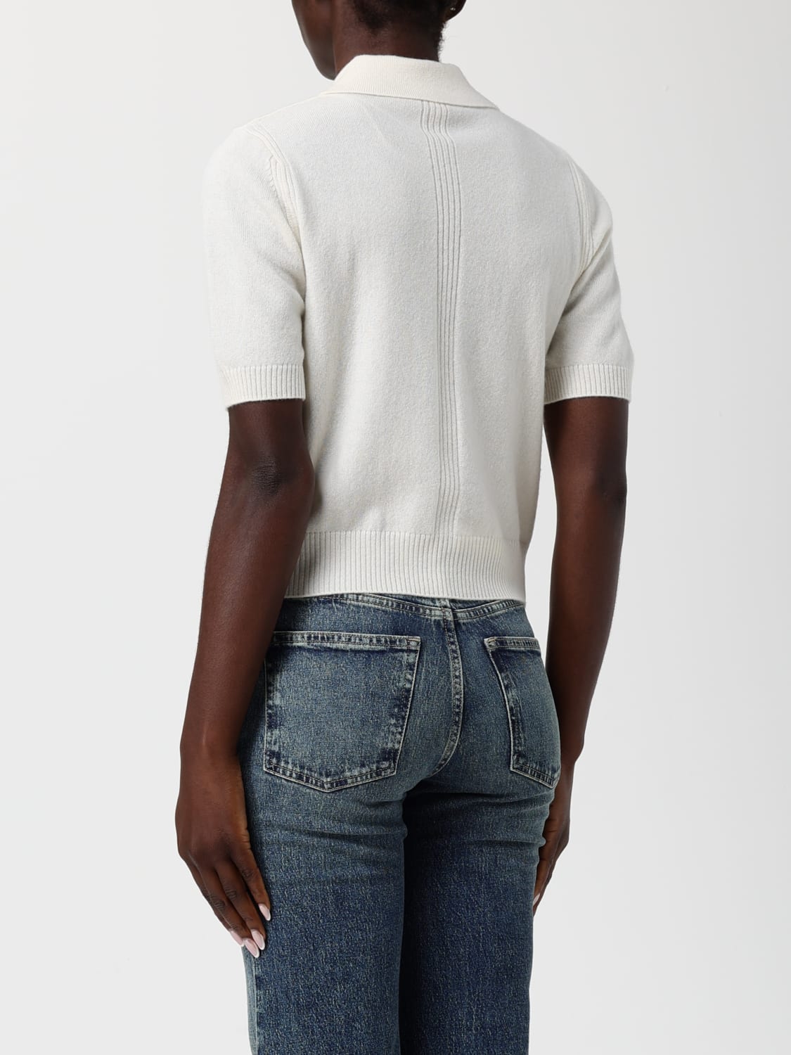 PINKO POLO: Jersey mujer Pinko, Blanco - Img 2