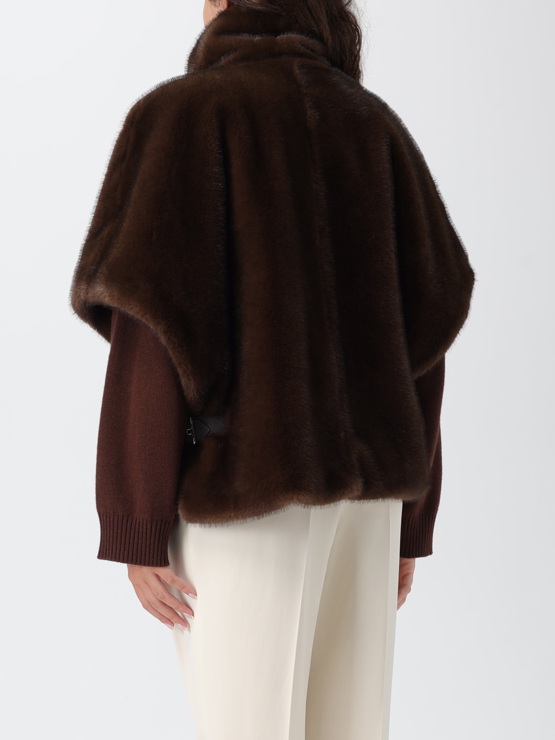 PINKO FUR COAT: Coat woman Pinko, Rope - Img 2