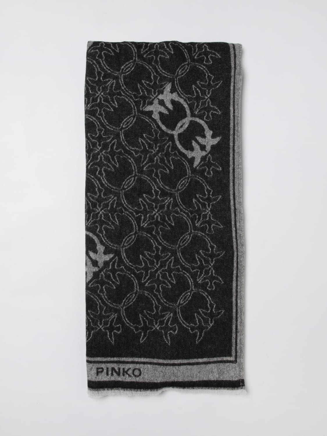 PINKO ABRIGO: Bufanda mujer Pinko, Negro - Img 1