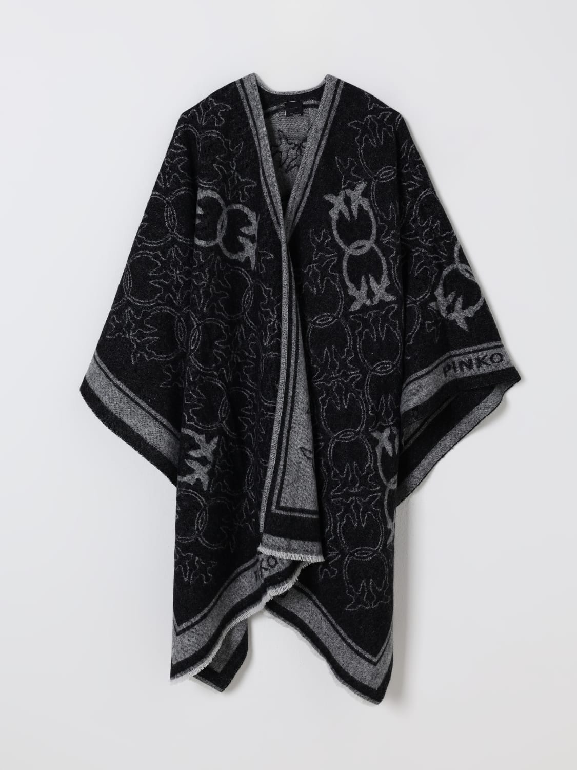 PINKO ABRIGO: Bufanda mujer Pinko, Negro - Img 2