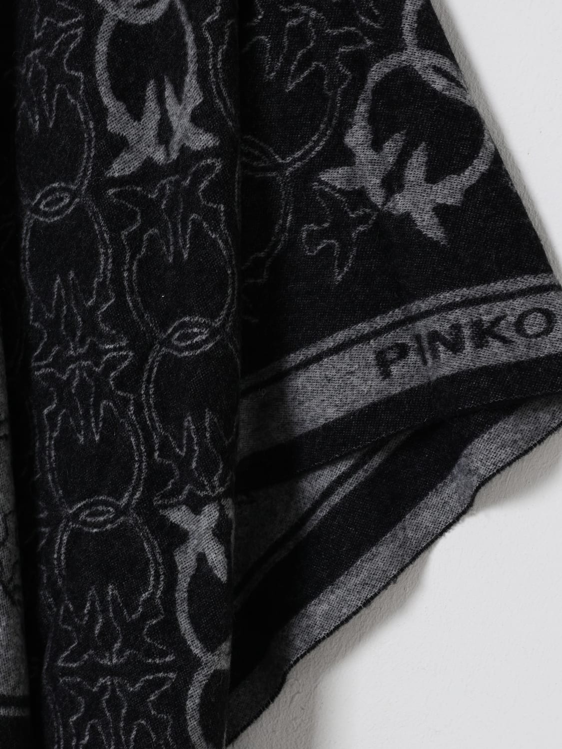 PINKO ABRIGO: Bufanda mujer Pinko, Negro - Img 3