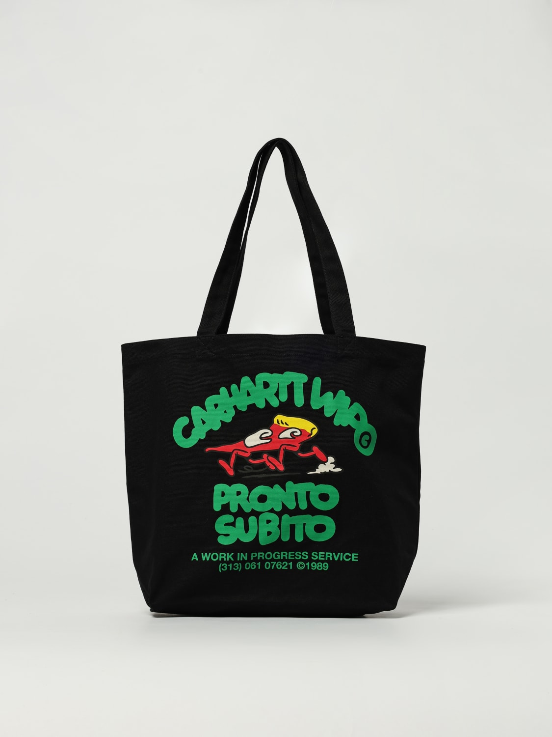 CARHARTT WIP BORSA: Borsa Tote in canvas 'dearborn' uncoated' Carhartt Wip, Fantasia - Img 1