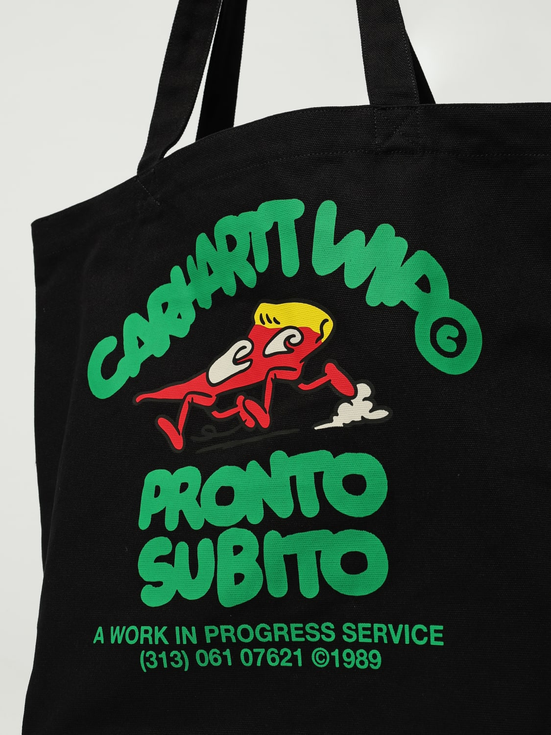 CARHARTT WIP BORSA: Borsa Tote in canvas 'dearborn' uncoated' Carhartt Wip, Fantasia - Img 3