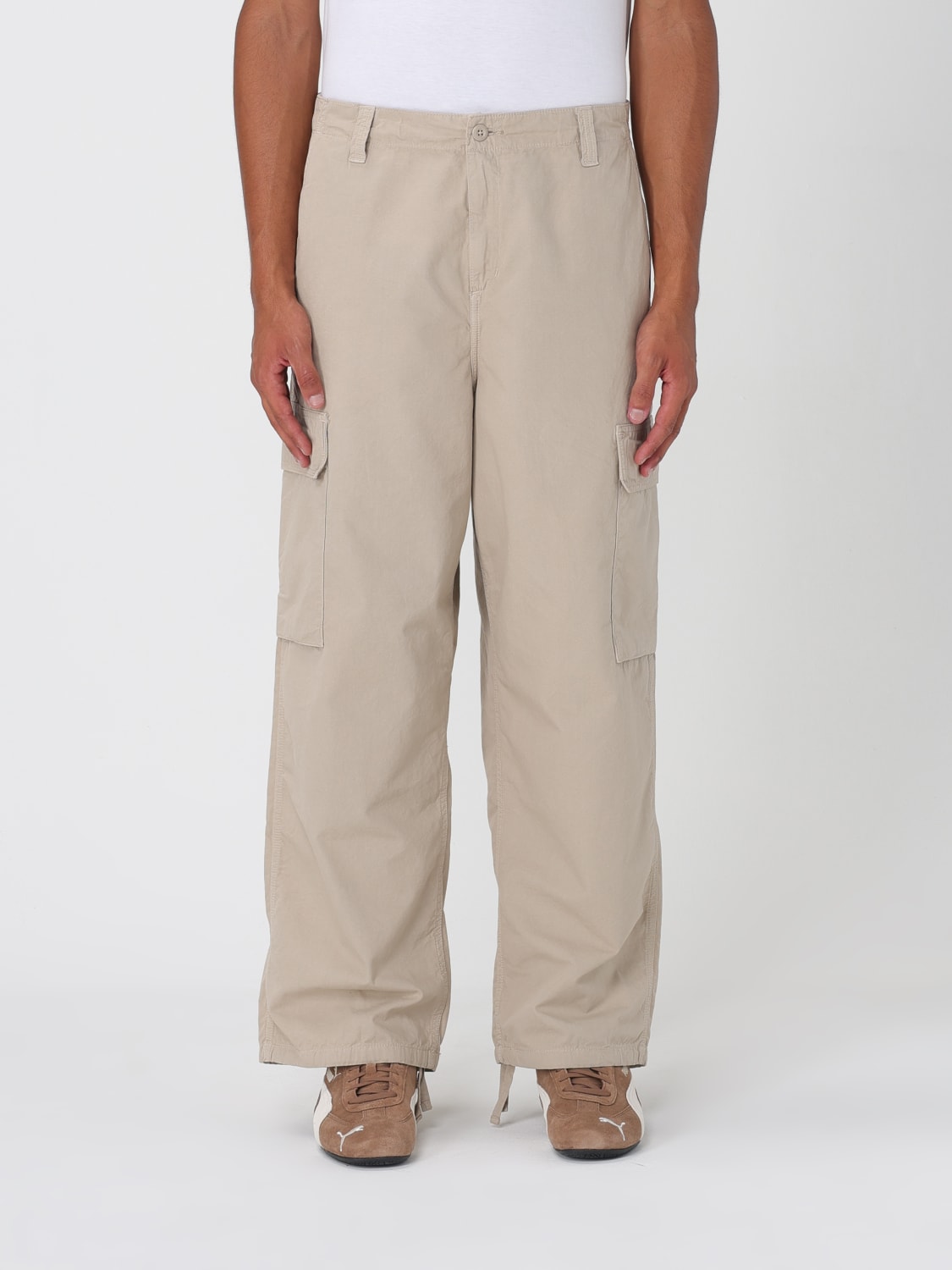CARHARTT WIP PANTS: Pants men Carhartt Wip, Beige - Img 1