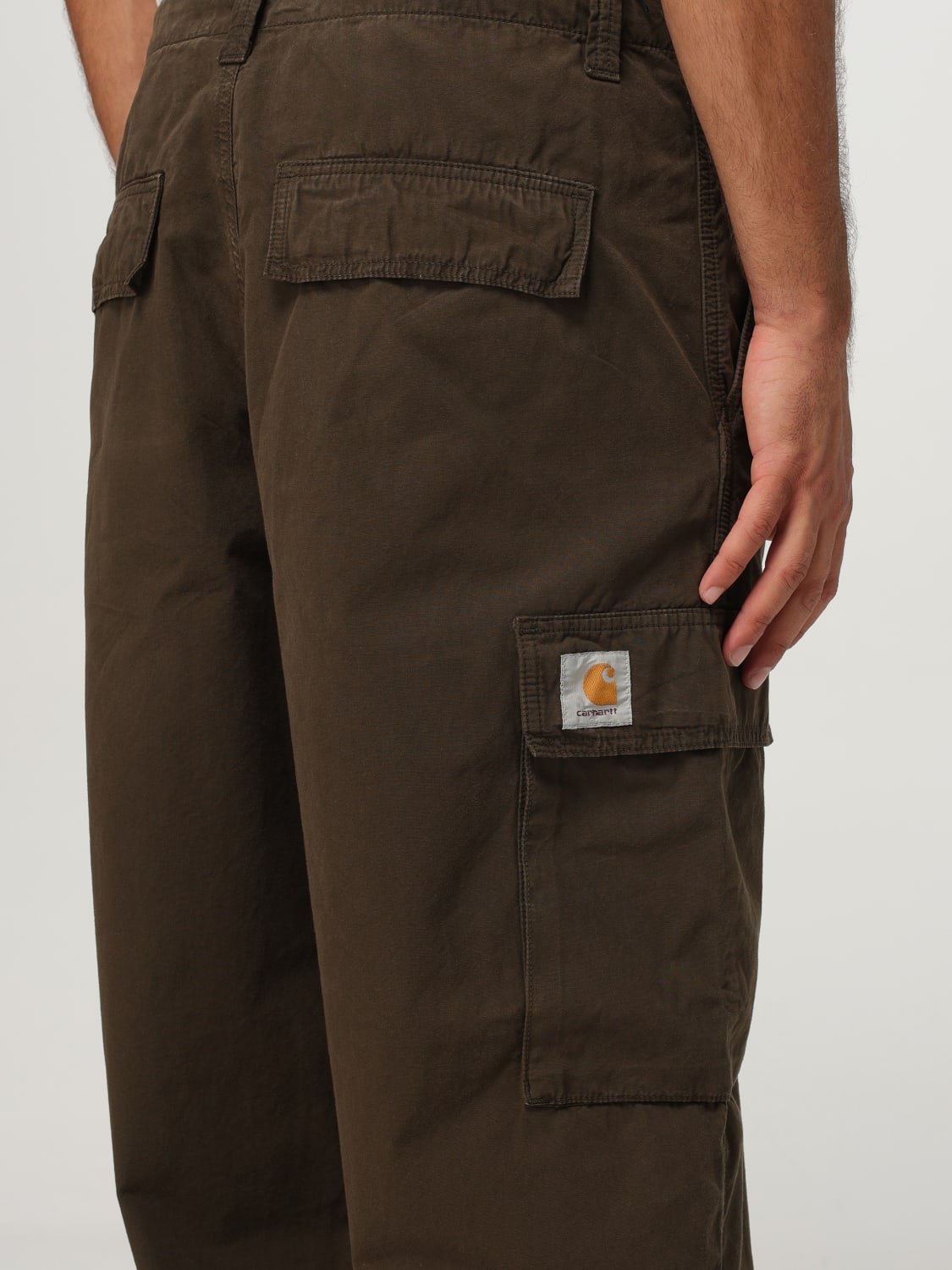 CARHARTT WIP PANTS: Pants men Carhartt Wip, Brown - Img 3