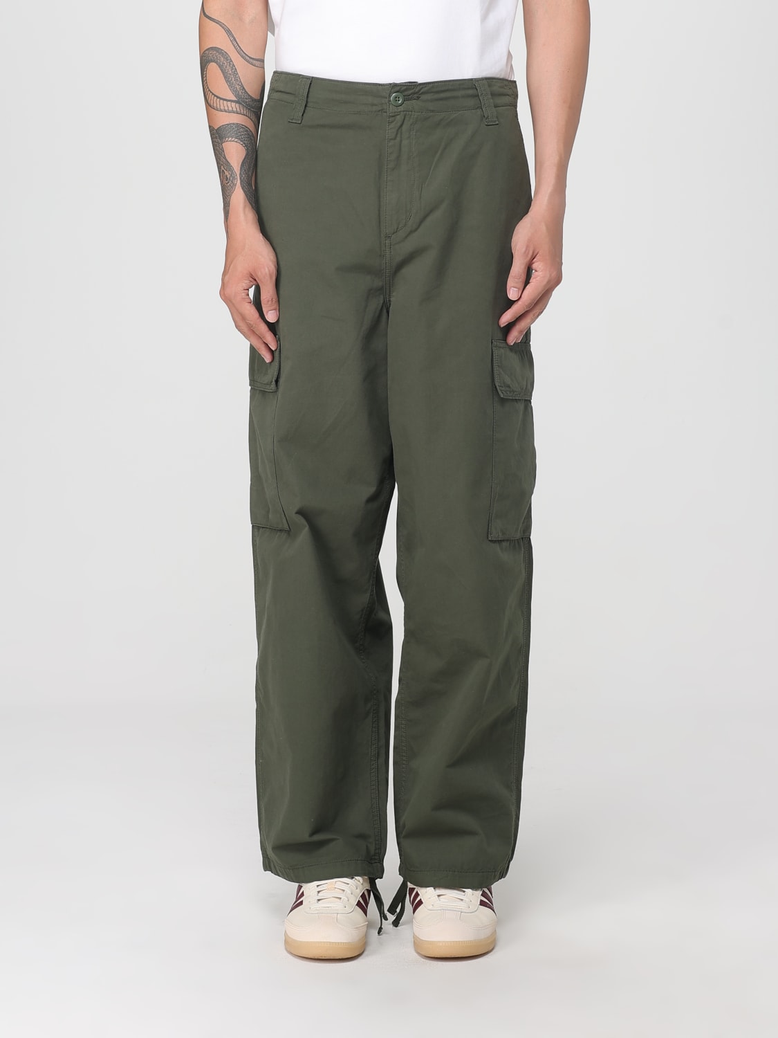 CARHARTT WIP PANTS: Pants men Carhartt Wip, Olive - Img 1