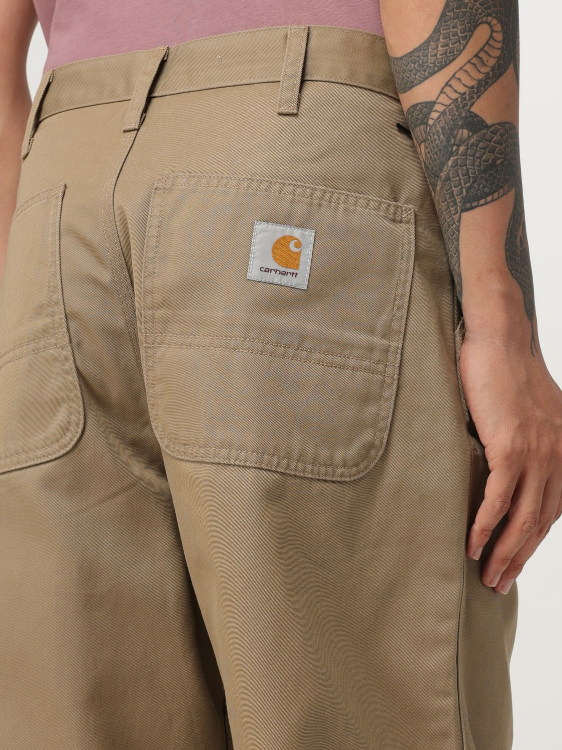 CARHARTT WIP PANTS: Pants men Carhartt Wip, Nude - Img 3