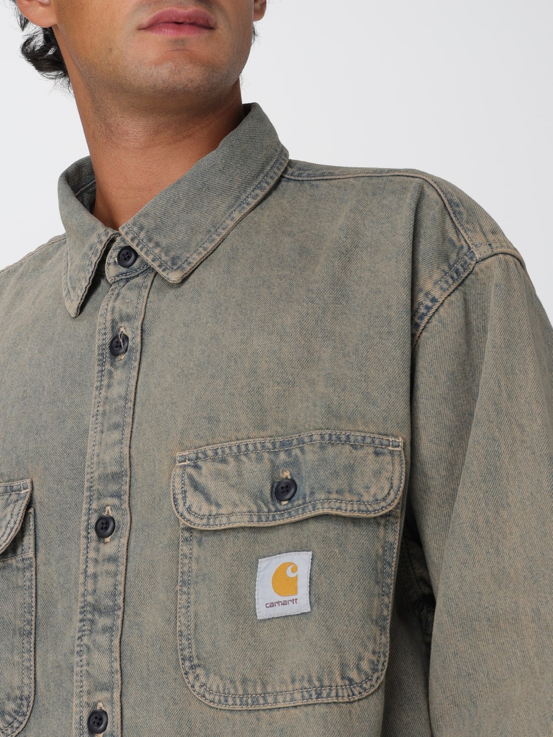 CARHARTT WIP SHIRT: Shirt men Carhartt Wip, Stone Washed - Img 4