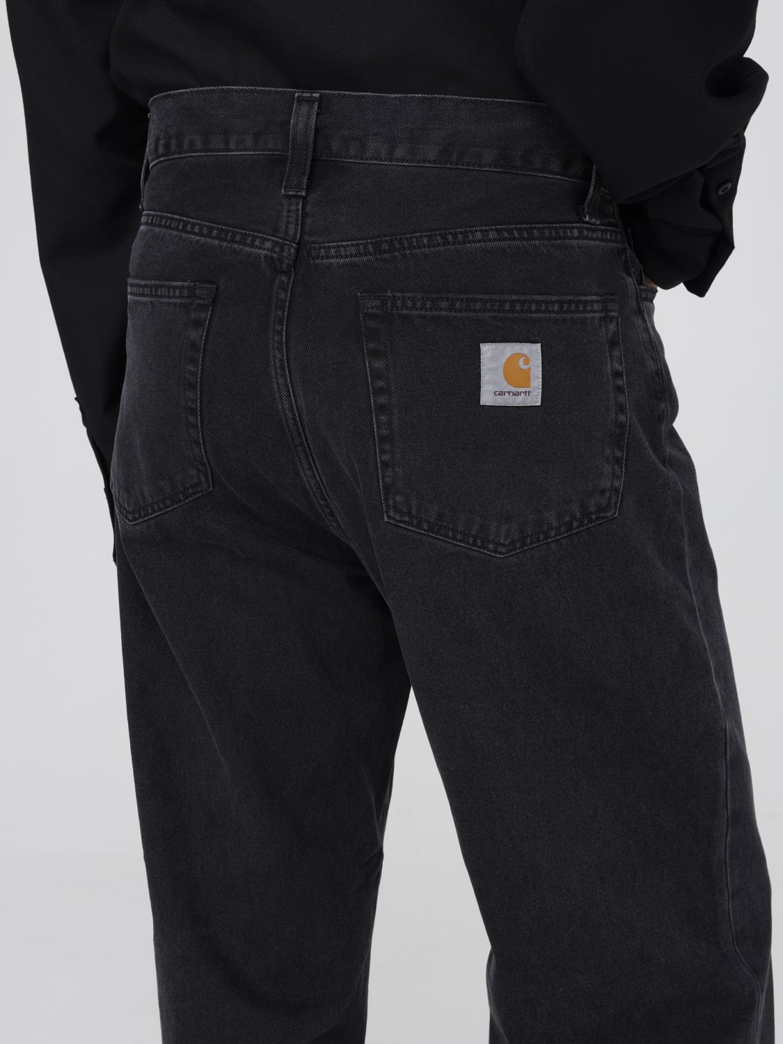 CARHARTT WIP JEANS: Short men Carhartt Wip, Black - Img 4