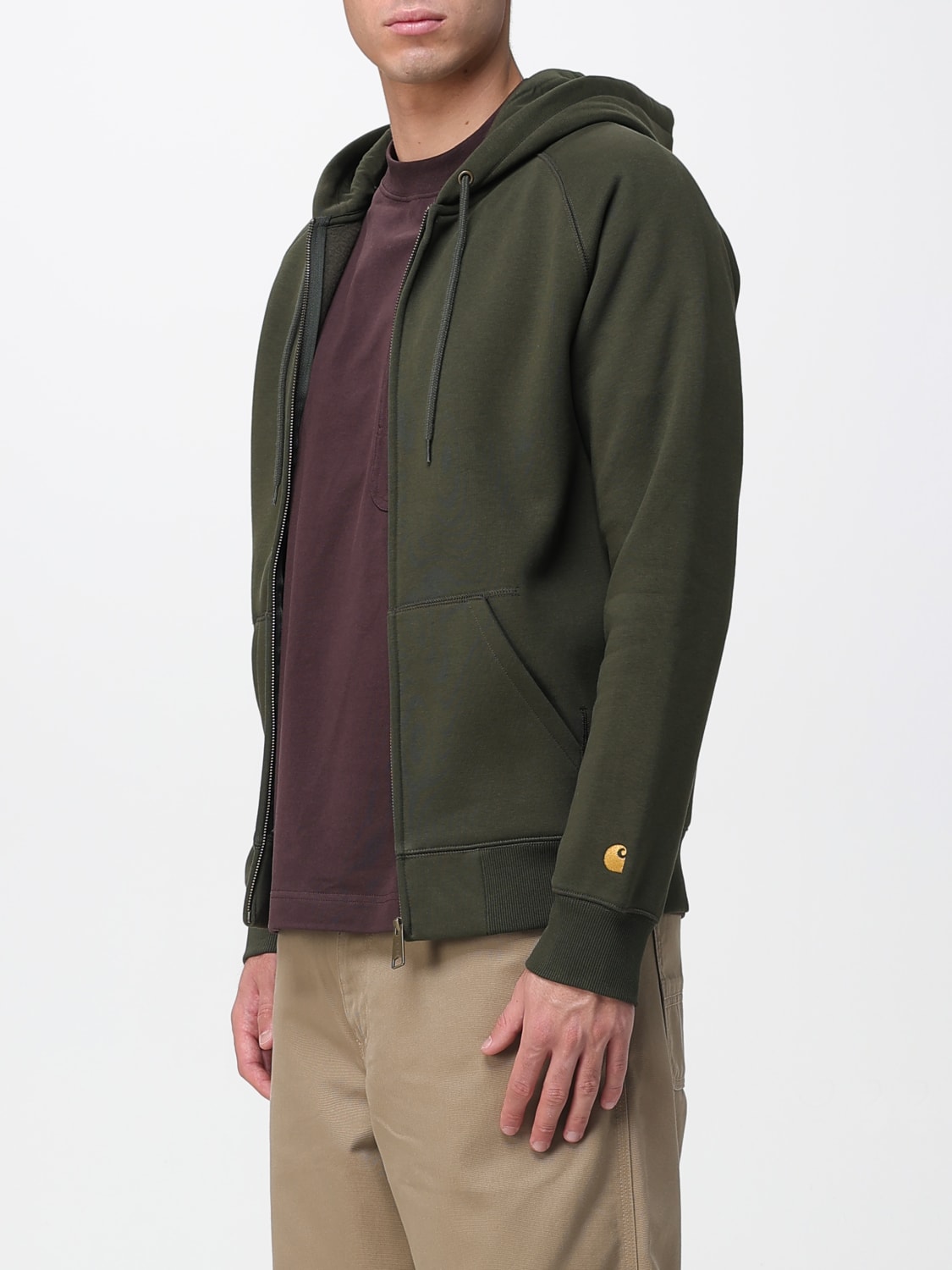 CARHARTT WIP 스웨트셔츠: 스웨트셔츠 남성 Carhartt Wip, 그린 - Img 3