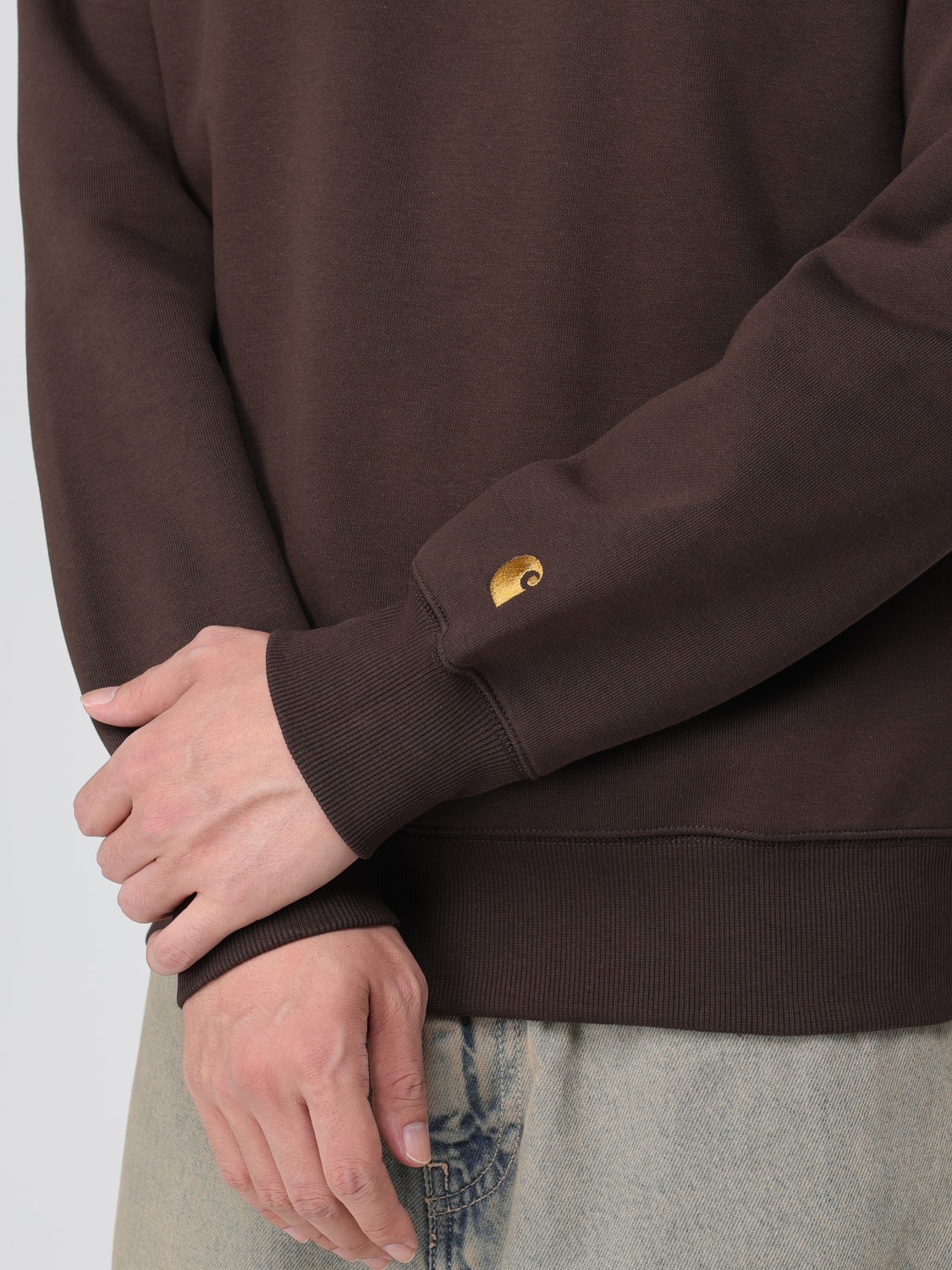 CARHARTT WIP SWEATSHIRT: Sweatshirt men Carhartt Wip, Brown - Img 3