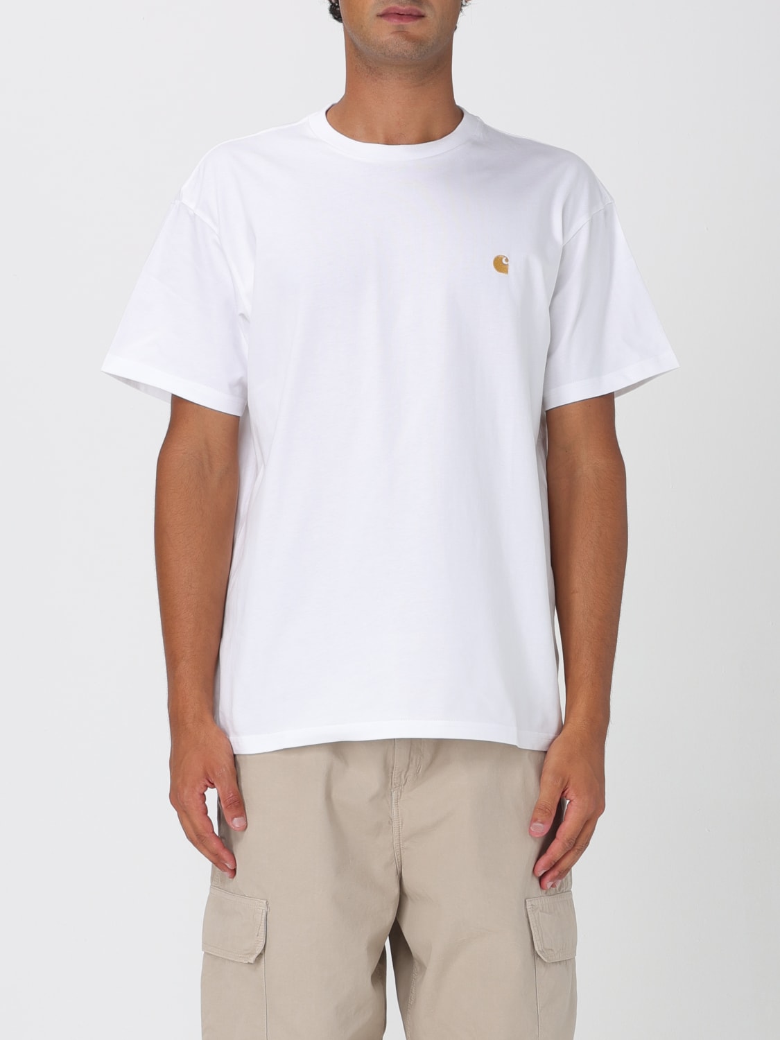 CARHARTT WIP T-SHIRT: T-shirt minimal Carhartt Wip in cotone , Bianco - Img 1