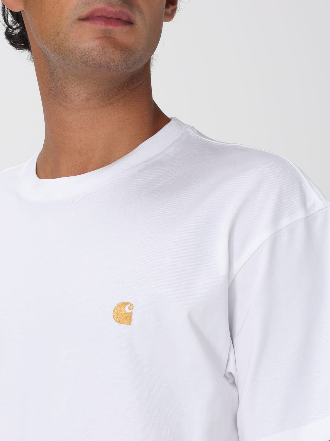 CARHARTT WIP T-SHIRT: T-shirt minimal Carhartt Wip in cotone , Bianco - Img 3