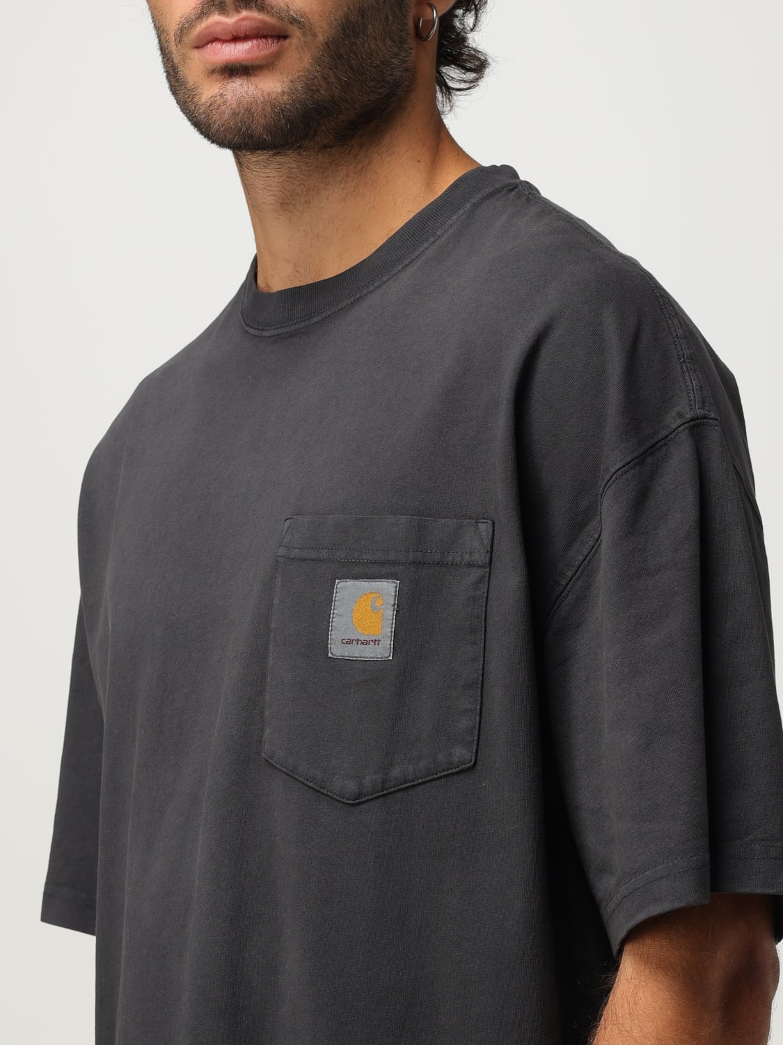 CARHARTT WIP T-SHIRT: T-shirt men Carhartt Wip, Black - Img 3
