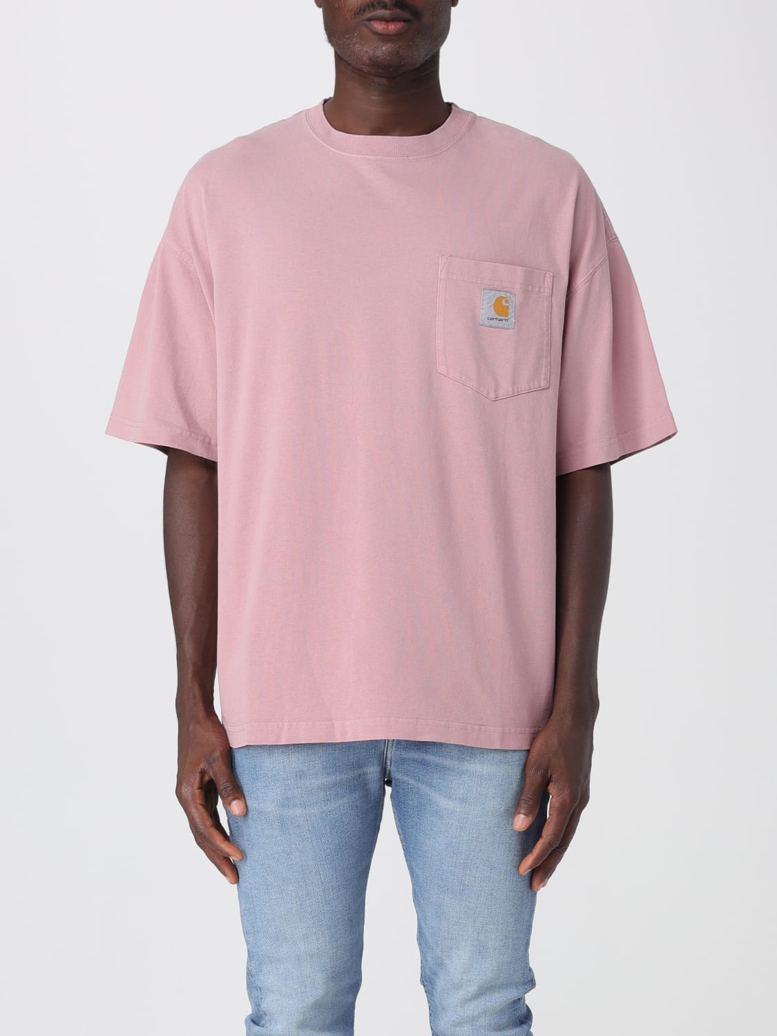 CARHARTT WIP T-SHIRT: T-shirt men Carhartt Wip, Beige - Img 1