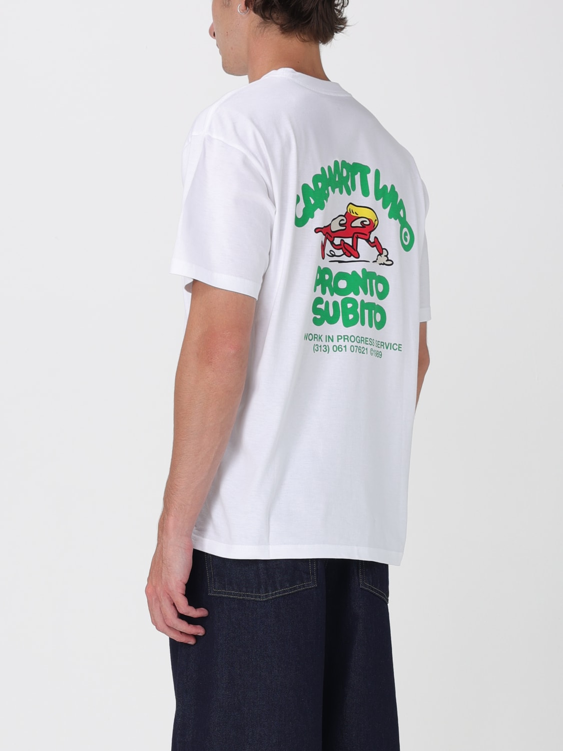 CARHARTT WIP T-SHIRT: T-shirt men Carhartt Wip, White - Img 2