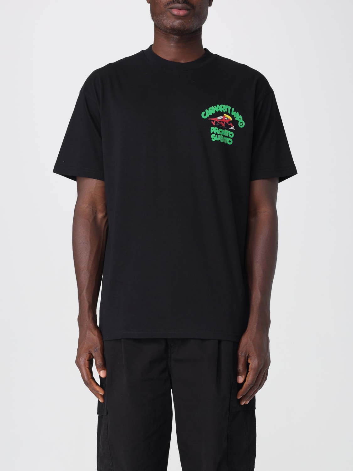 CARHARTT WIP T-SHIRT: T-shirt men Carhartt Wip, Black - Img 1