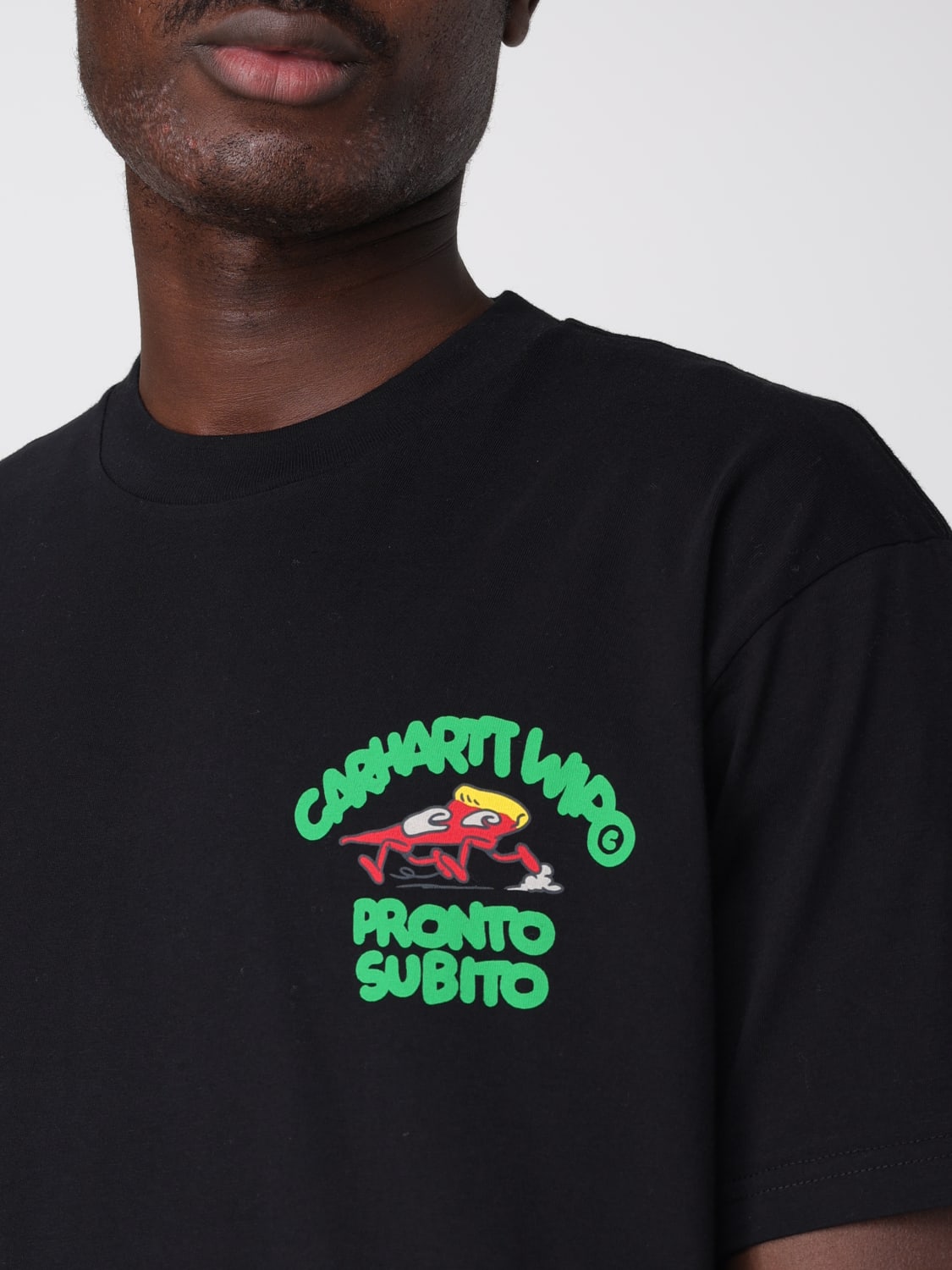 CARHARTT WIP T-SHIRT: T-shirt men Carhartt Wip, Black - Img 3