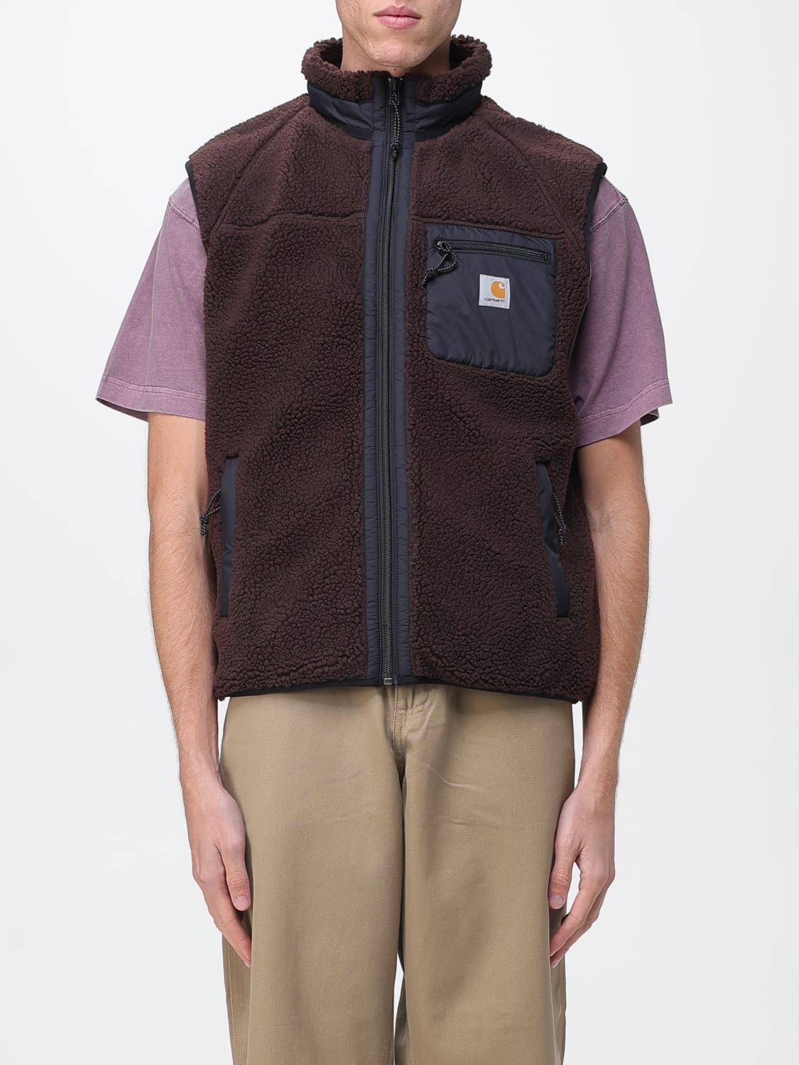 CARHARTT WIP SUIT VEST: Jacket men Carhartt Wip, Brown - Img 1