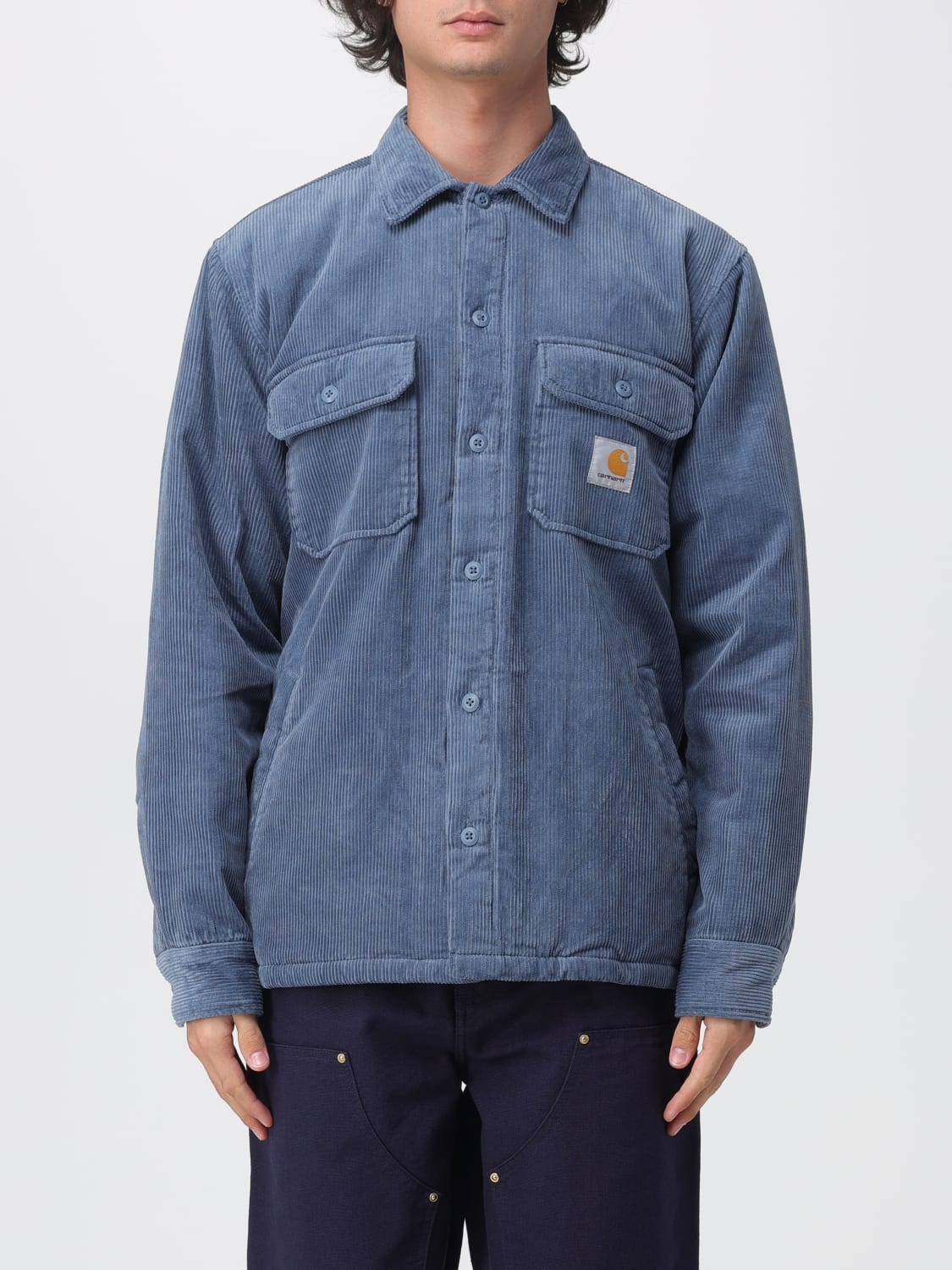 CARHARTT WIP JACKET: Jacket men Carhartt Wip, Gnawed Blue - Img 1