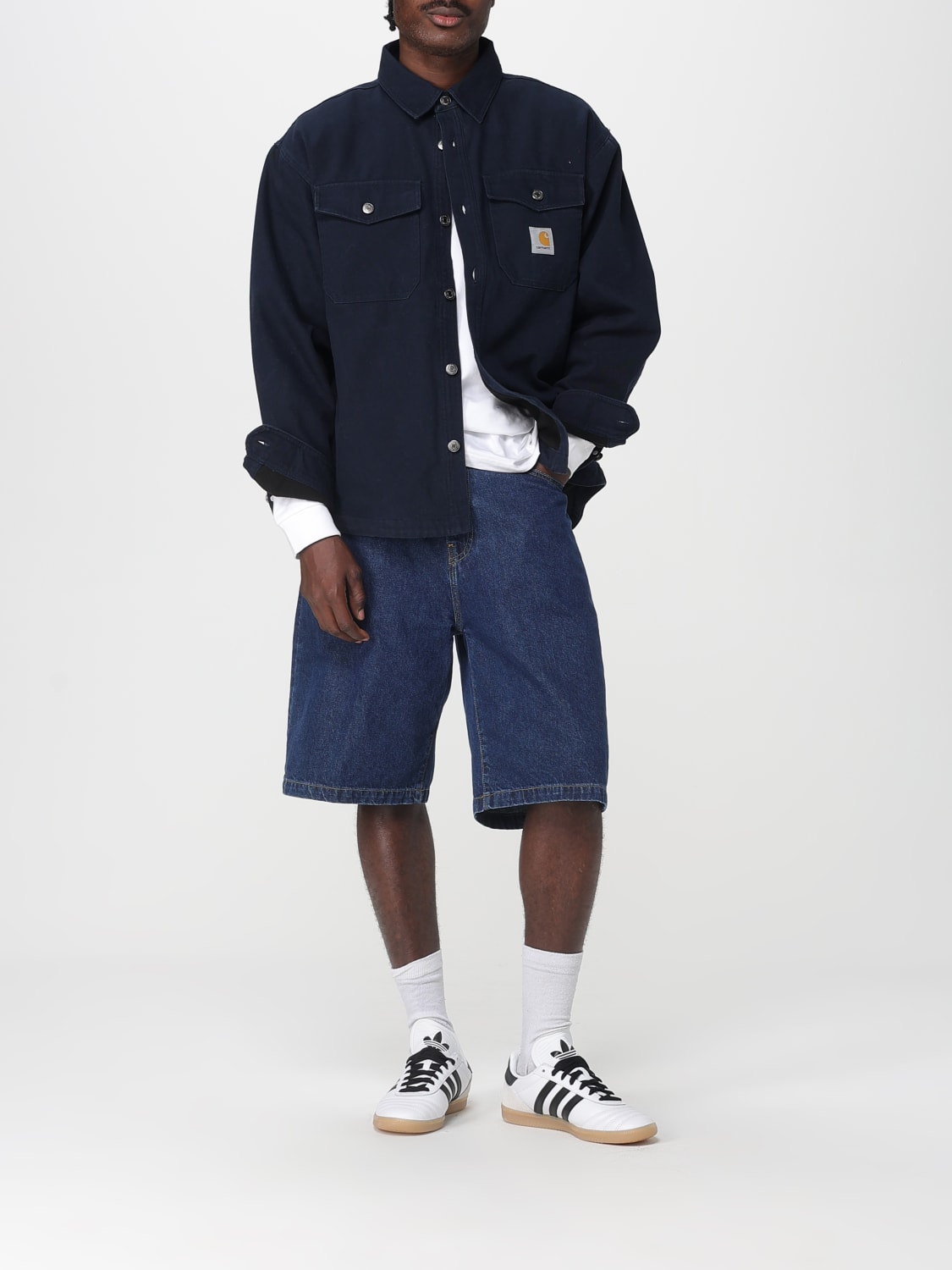 CARHARTT WIP 外套: 外套 男士 Carhartt Wip, 蓝色 - Img 2