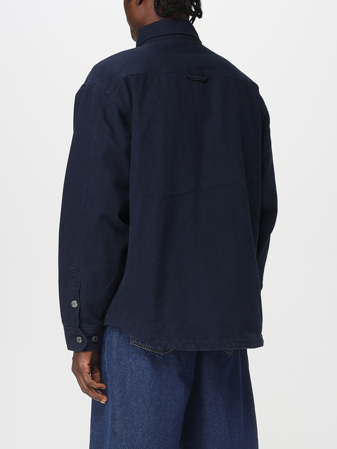 CARHARTT WIP 外套: 外套 男士 Carhartt Wip, 蓝色 - Img 3