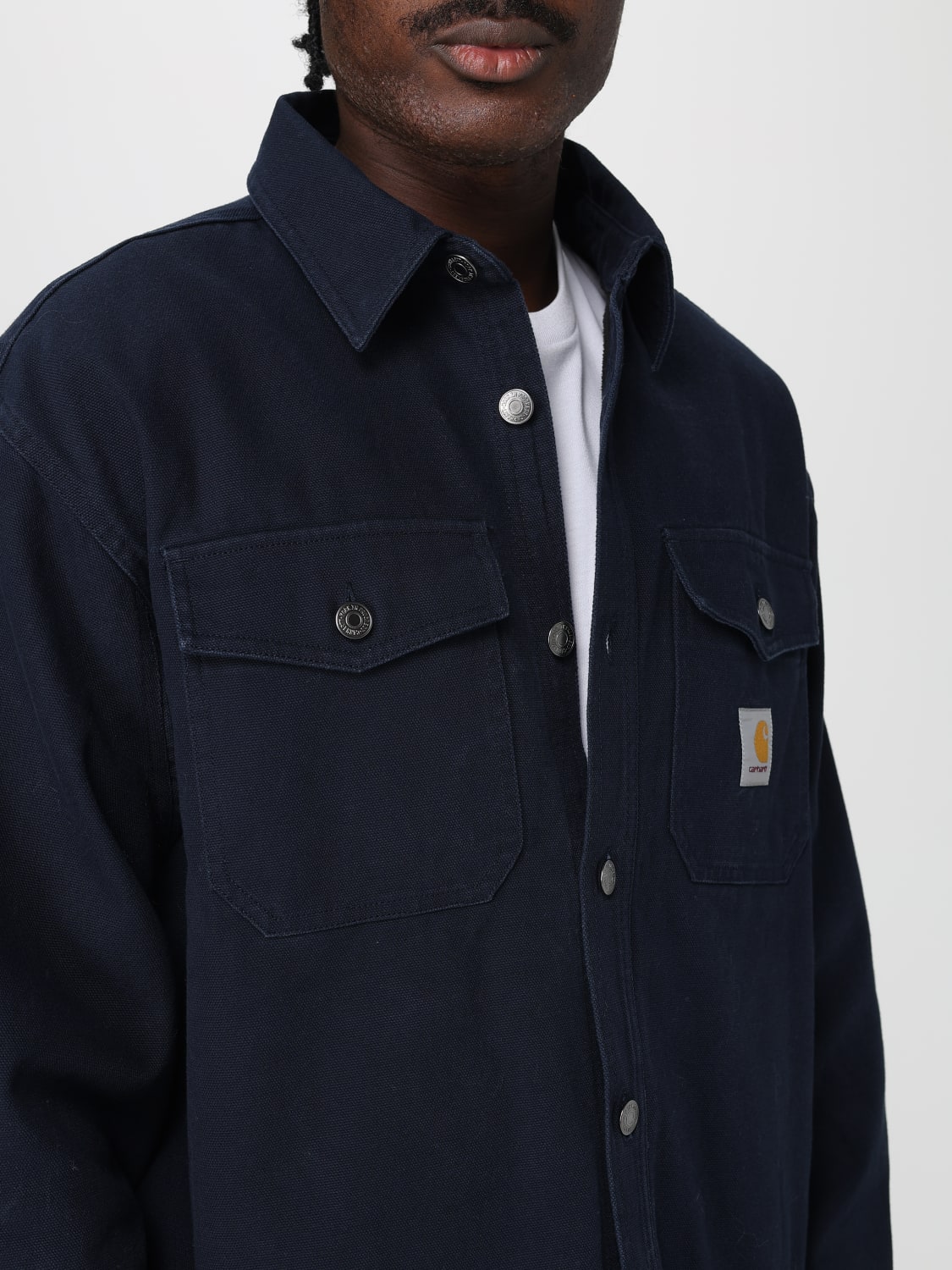 CARHARTT WIP 外套: 外套 男士 Carhartt Wip, 蓝色 - Img 5